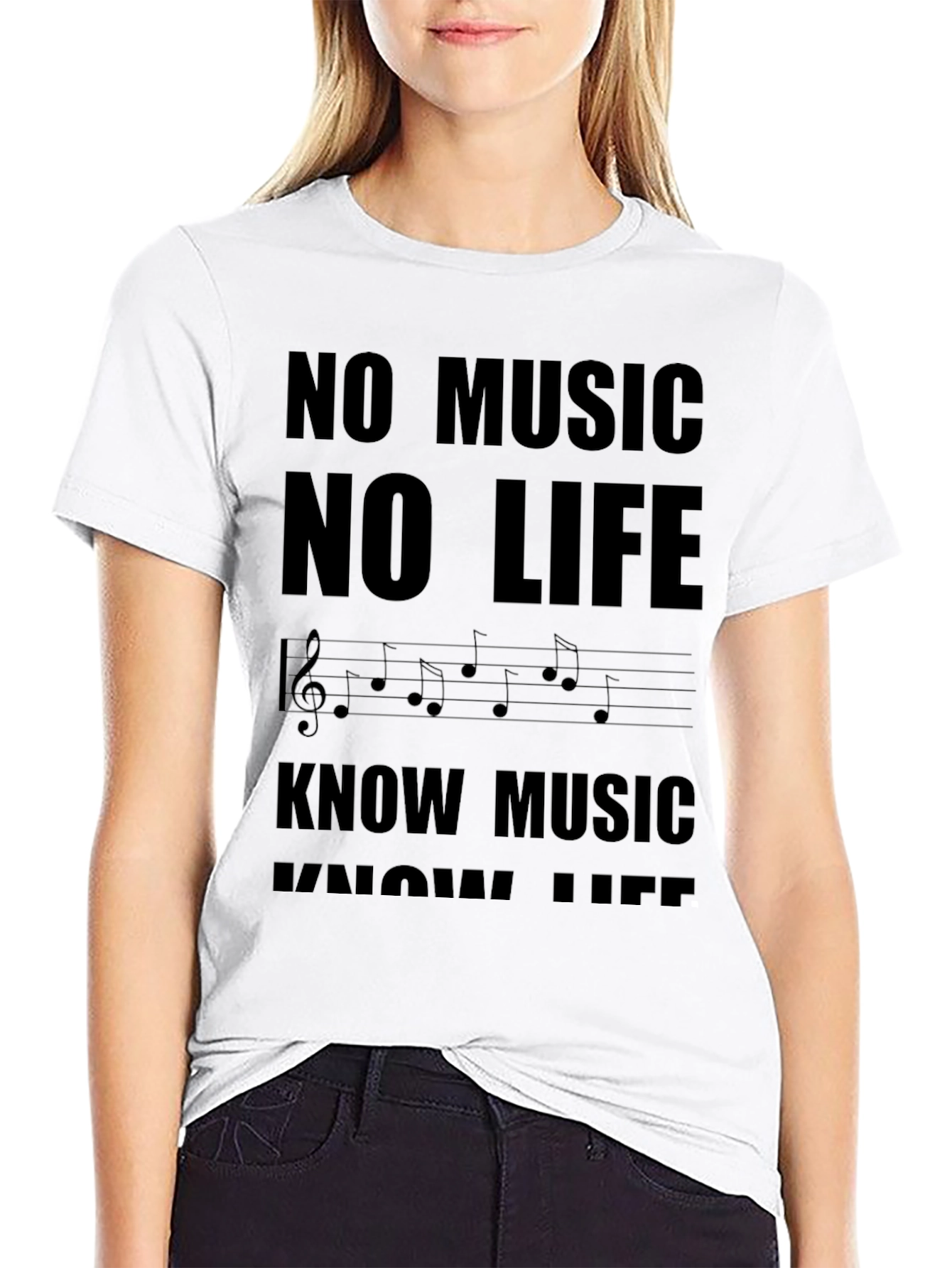 Music Lovers Tee: No Music No Life