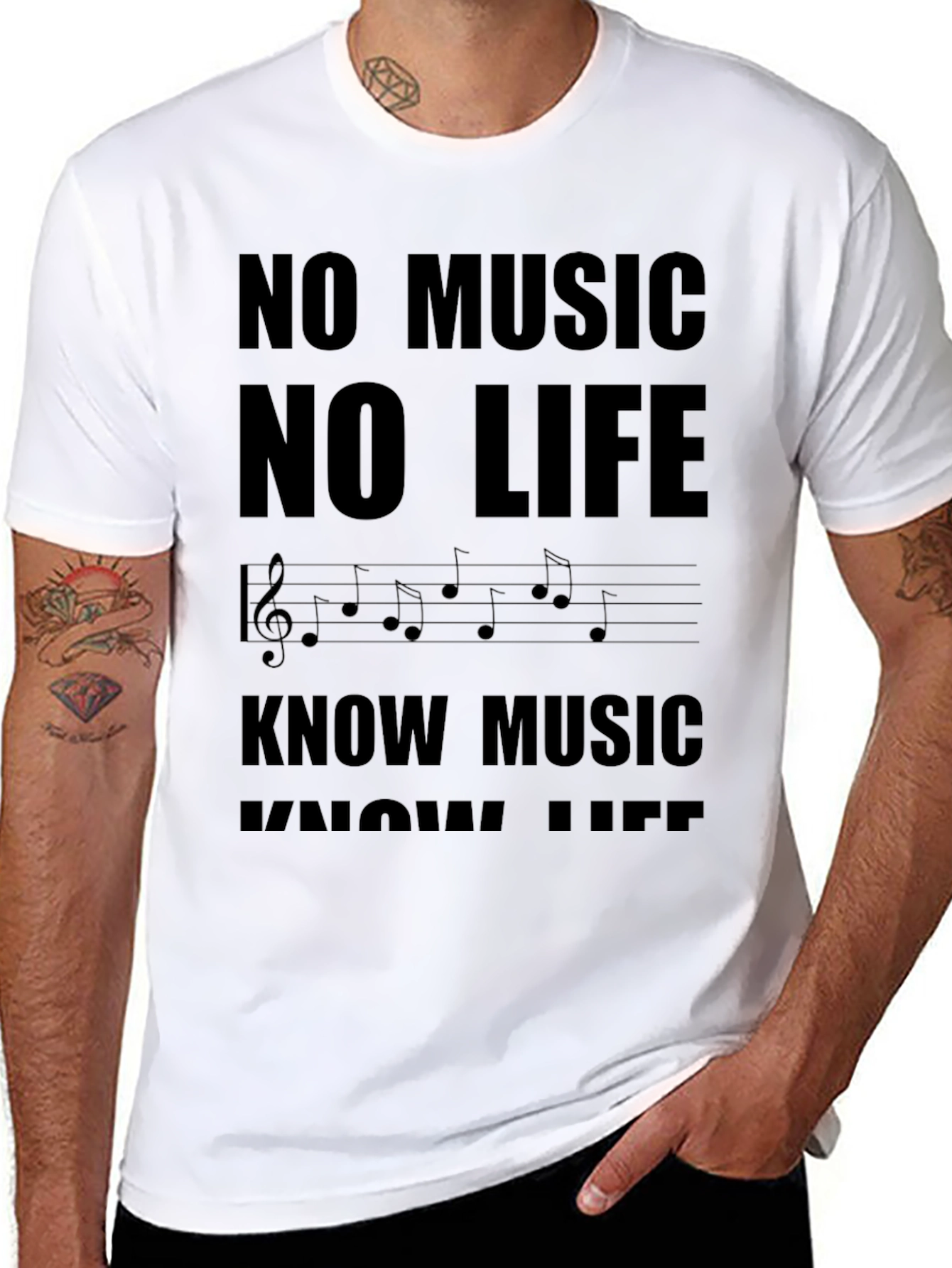Music Lovers Tee: No Music No Life