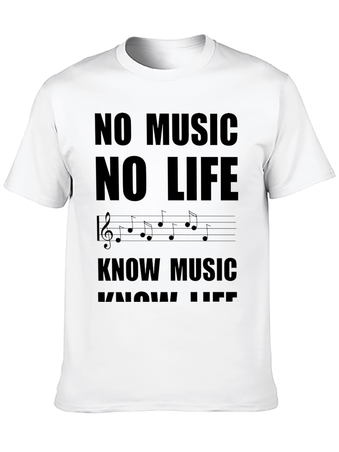 Music Lovers Tee: No Music No Life