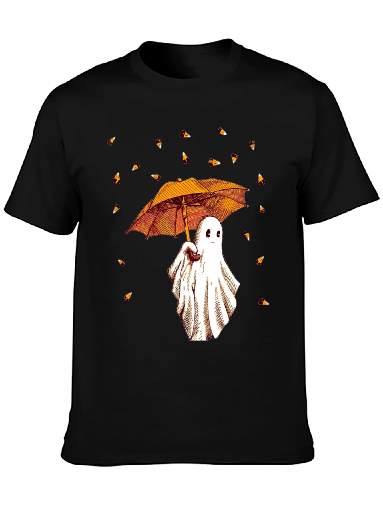 Ghost with Umbrella Graphic Tee