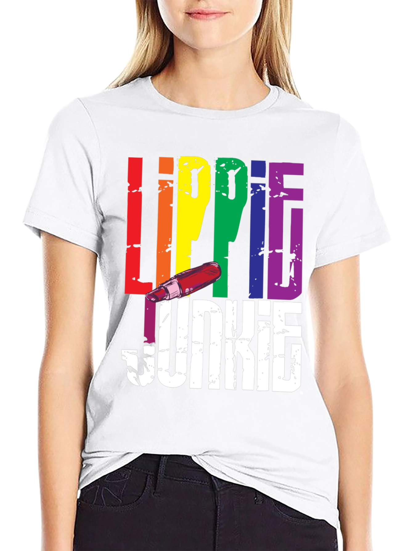 Lippie Junkie Pride T-Shirt