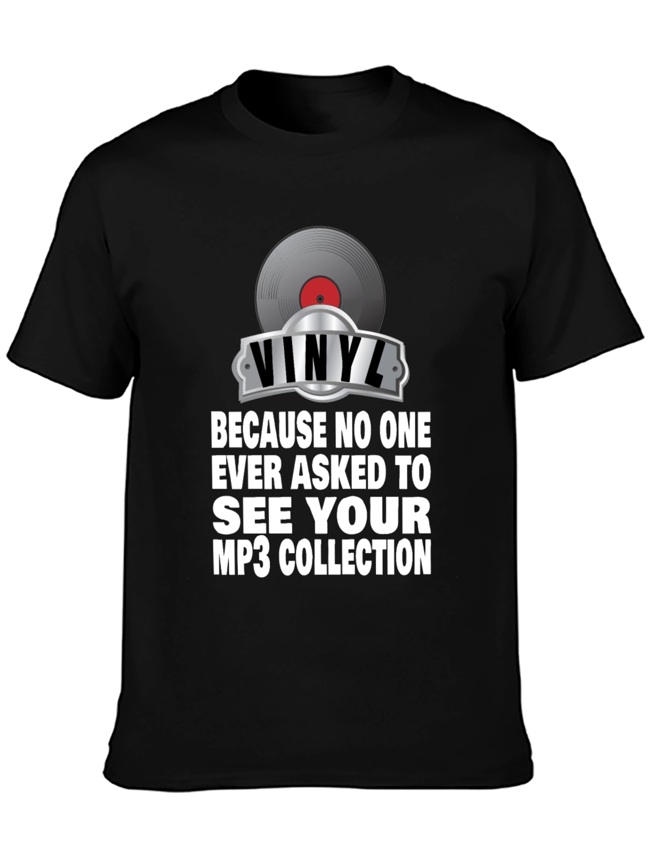 Vinyl MP3 Music T-Shirt