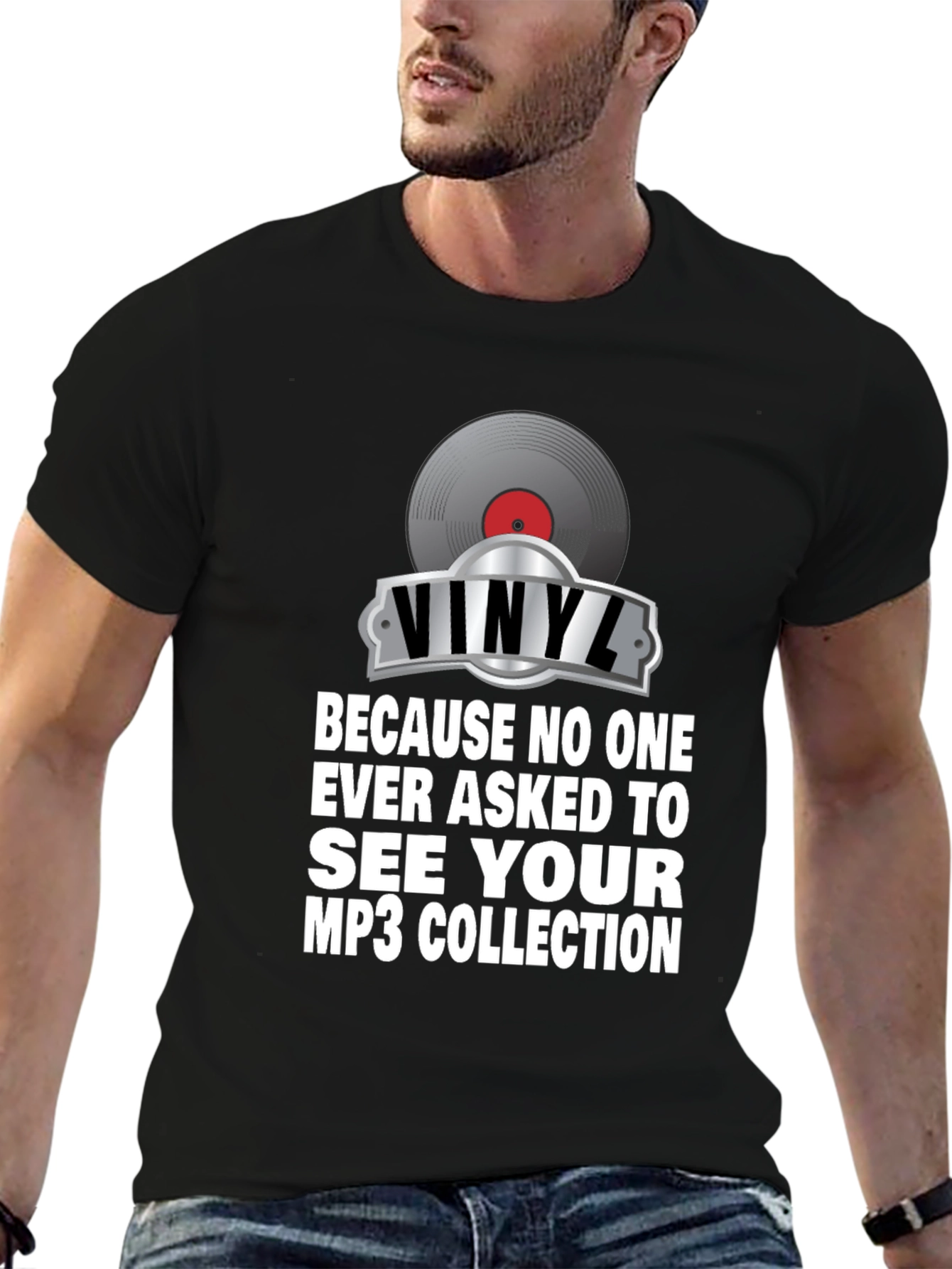Vinyl MP3 Music T-Shirt