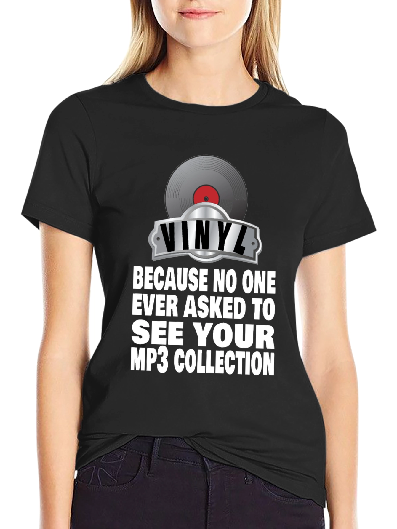 Vinyl MP3 Music T-Shirt