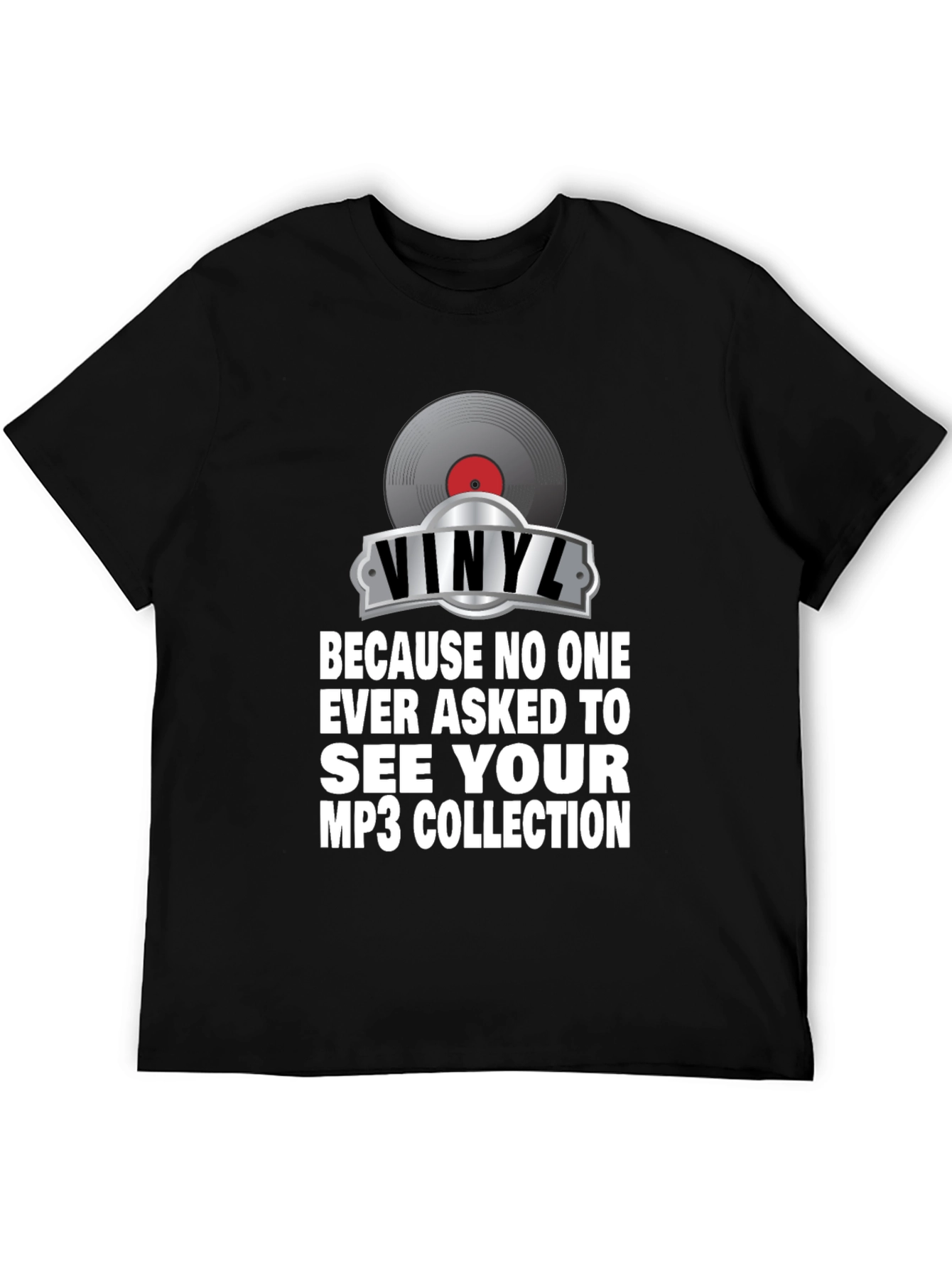 Vinyl MP3 Music T-Shirt
