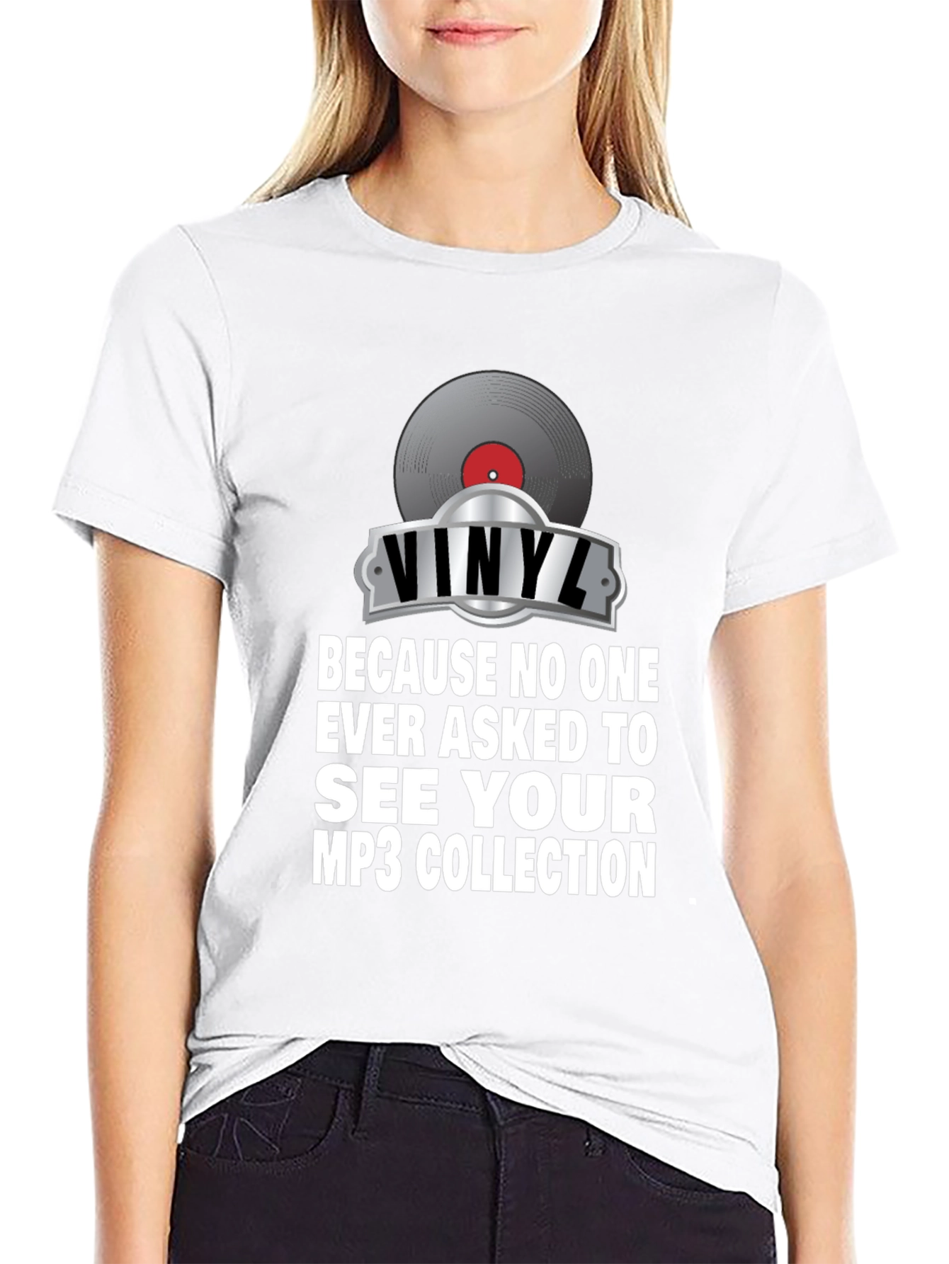 Vinyl MP3 Music T-Shirt
