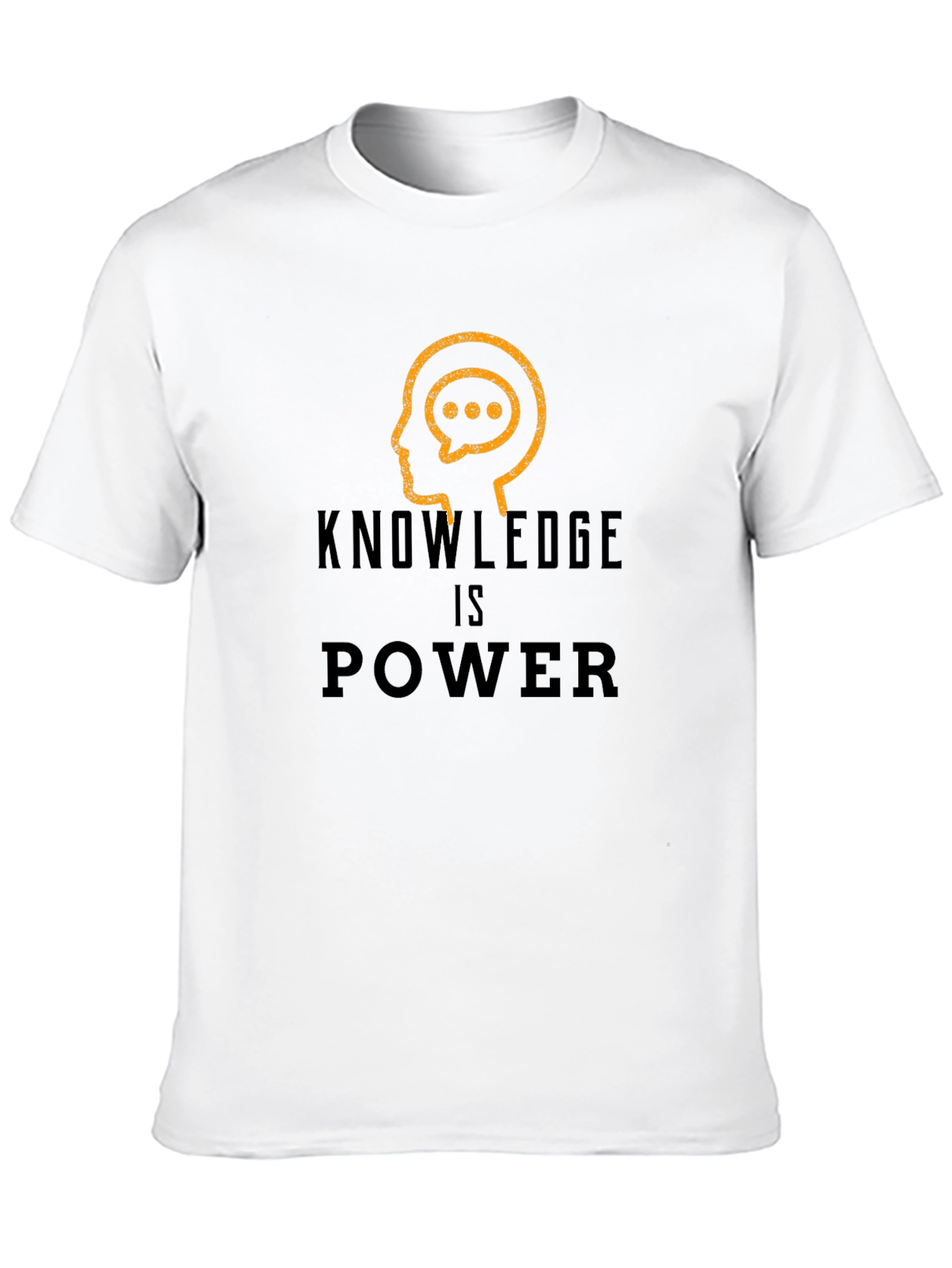 Knowledge is Power Black Graphic Tee