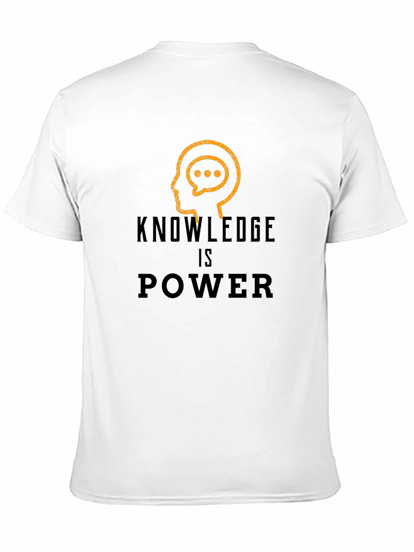Knowledge is Power Black Graphic Tee