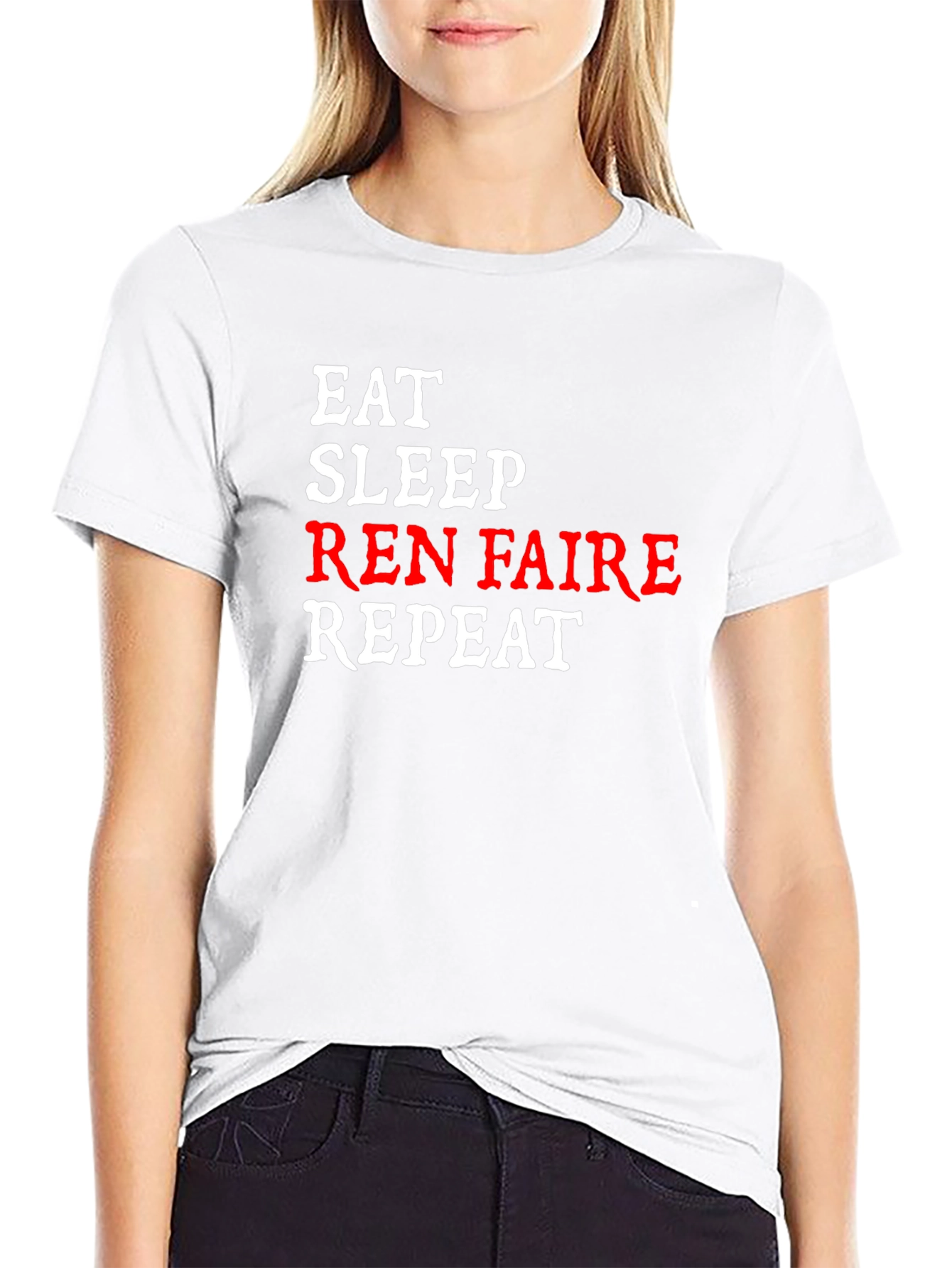 Eat Sleep Ren Faire Repeat T-Shirt