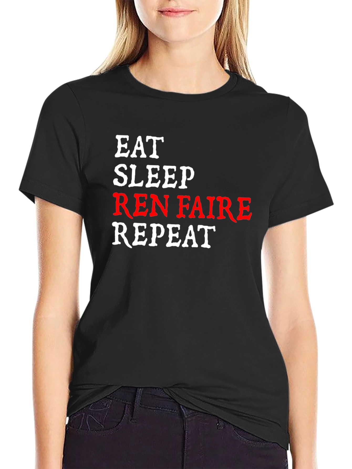 Eat Sleep Ren Faire Repeat T-Shirt