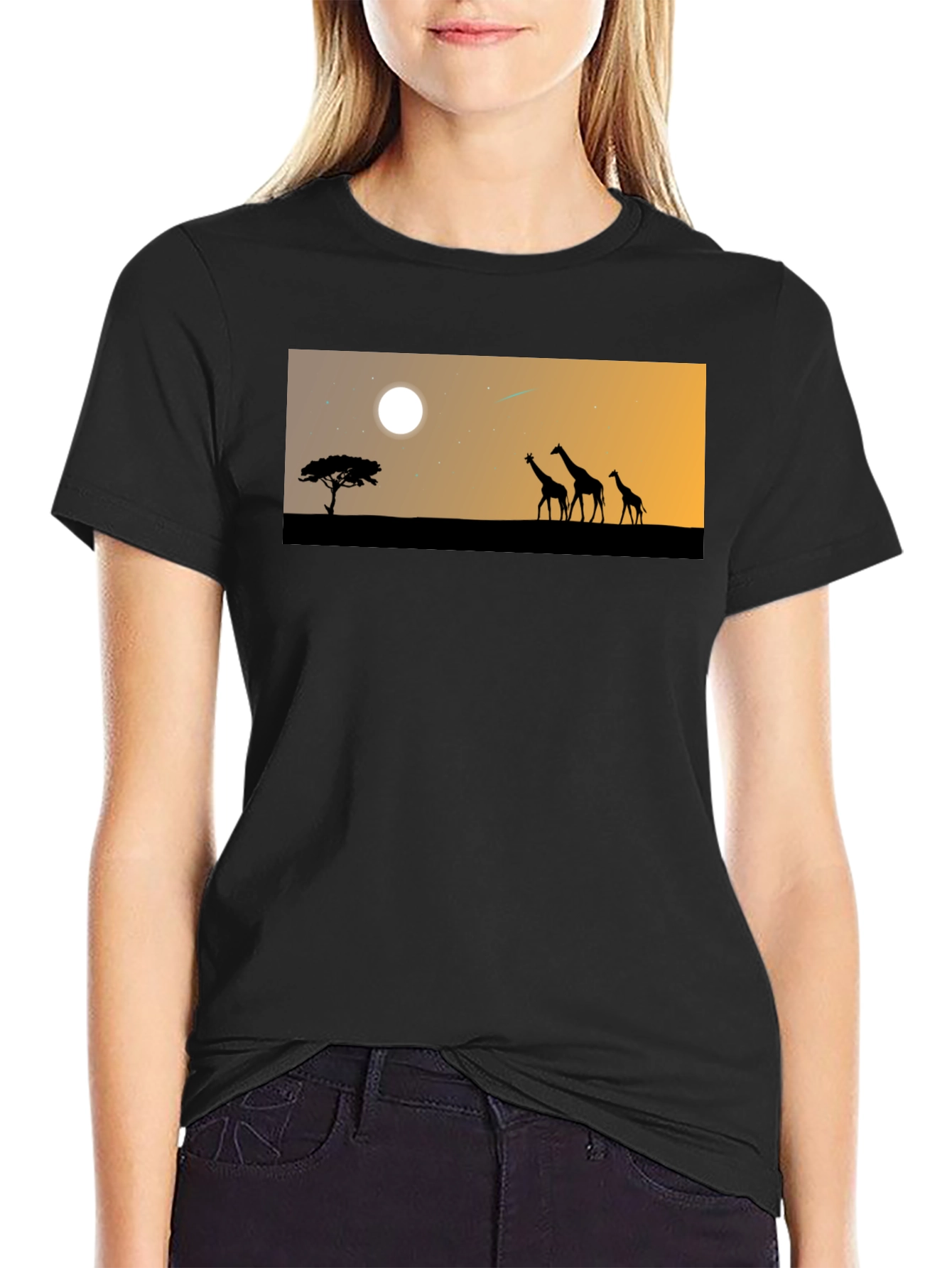 Safari Sunset Graphic Tee