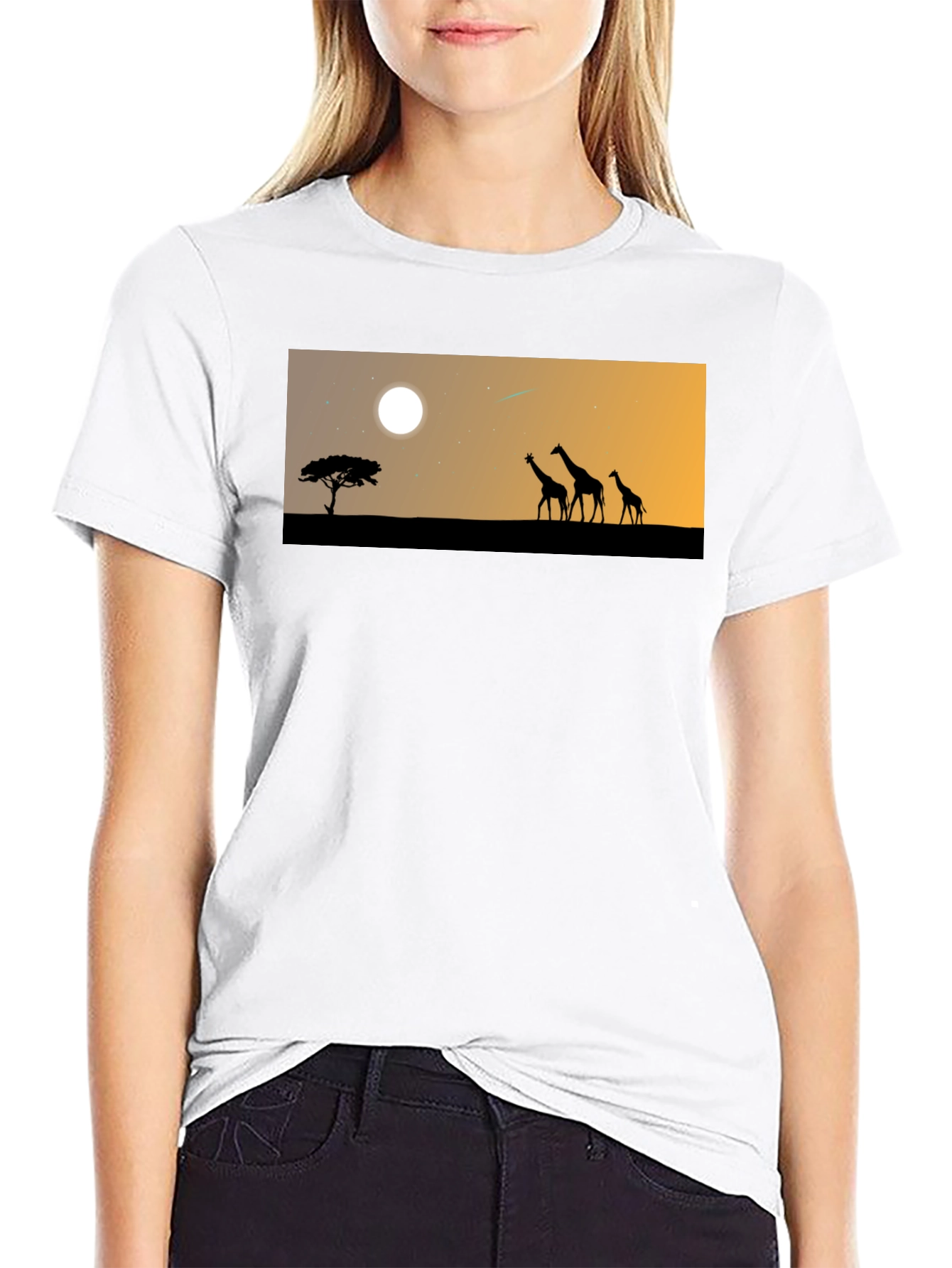 Safari Sunset Graphic Tee
