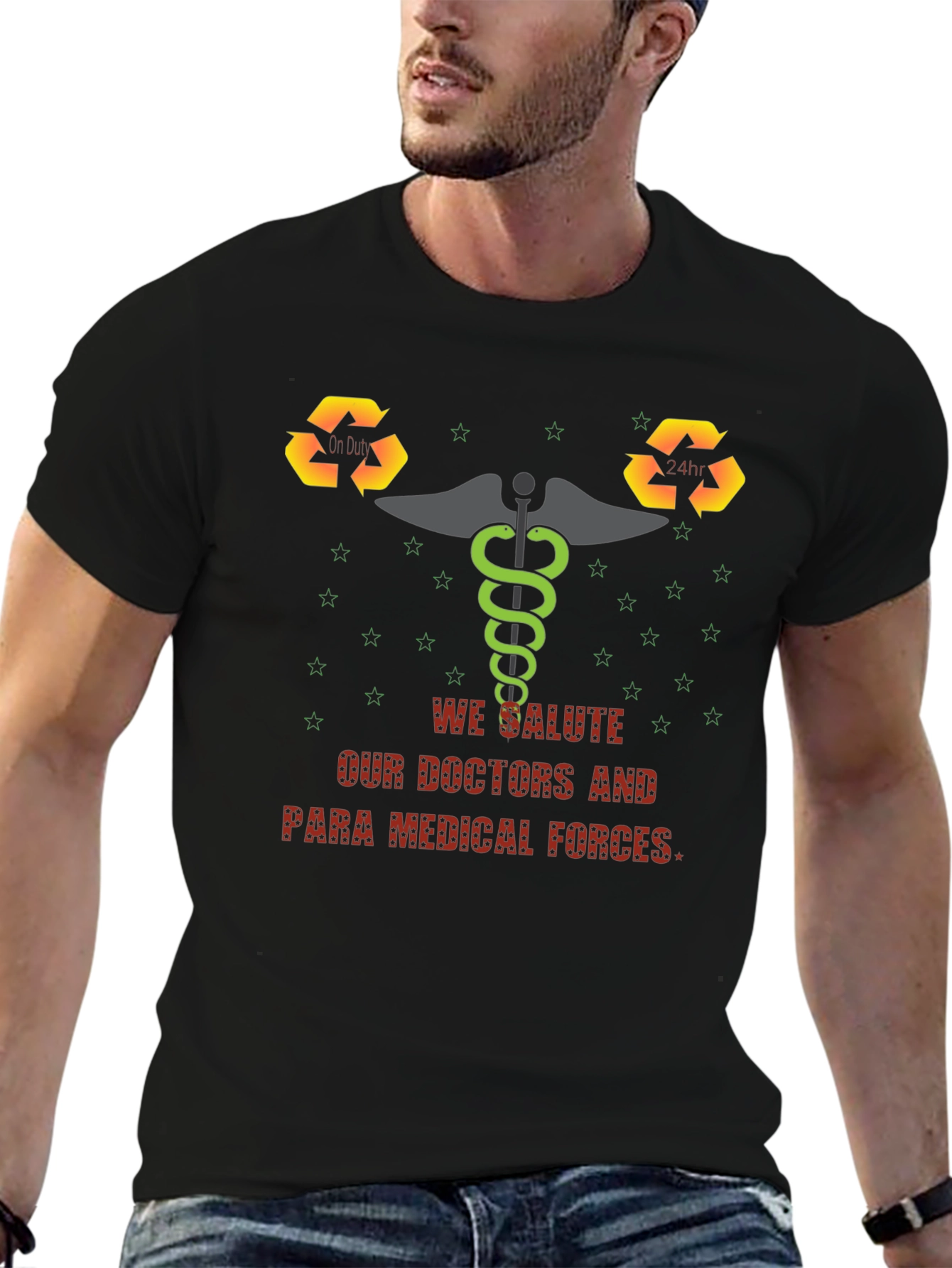 Salute Doctors & Medical Forces T-Shirt