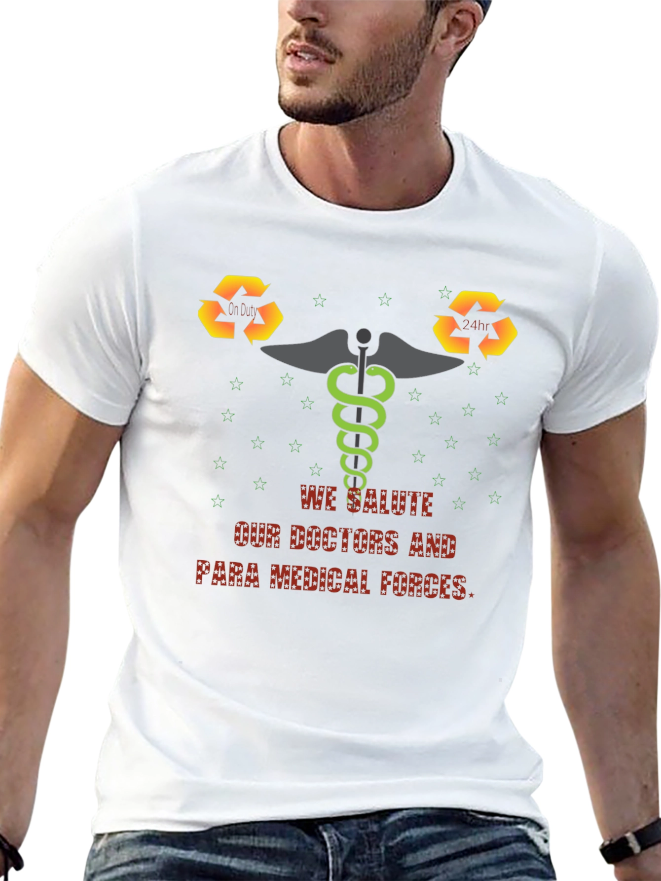 Salute Doctors & Medical Forces T-Shirt