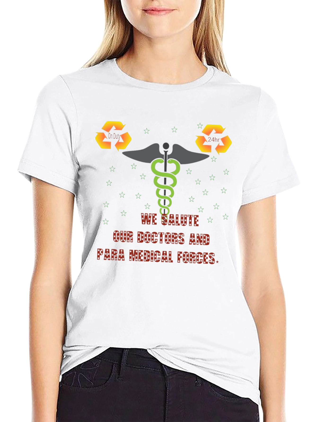 Salute Doctors & Medical Forces T-Shirt