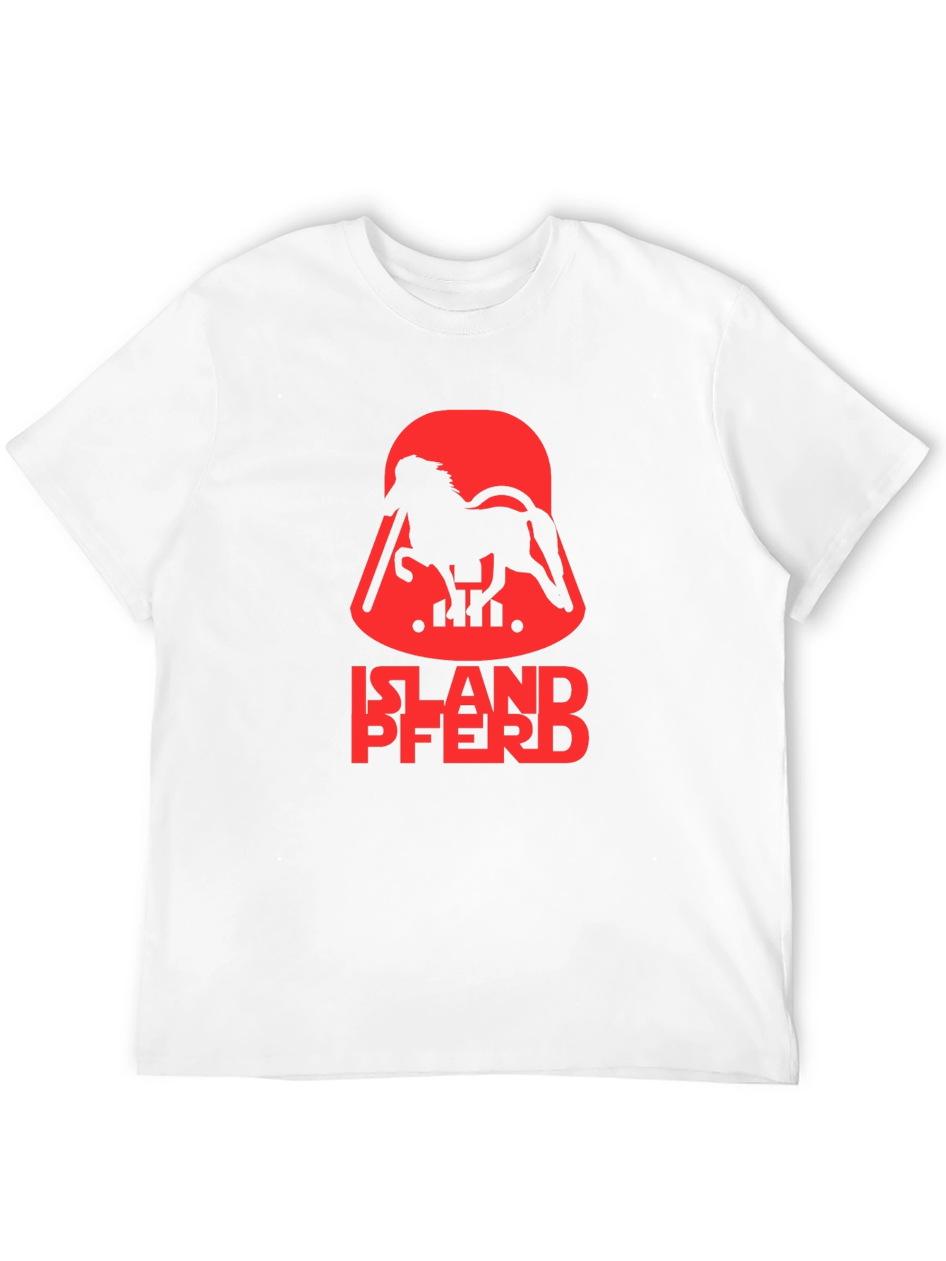 Islandpferd T-Shirt - Horse Vader Parody Tee