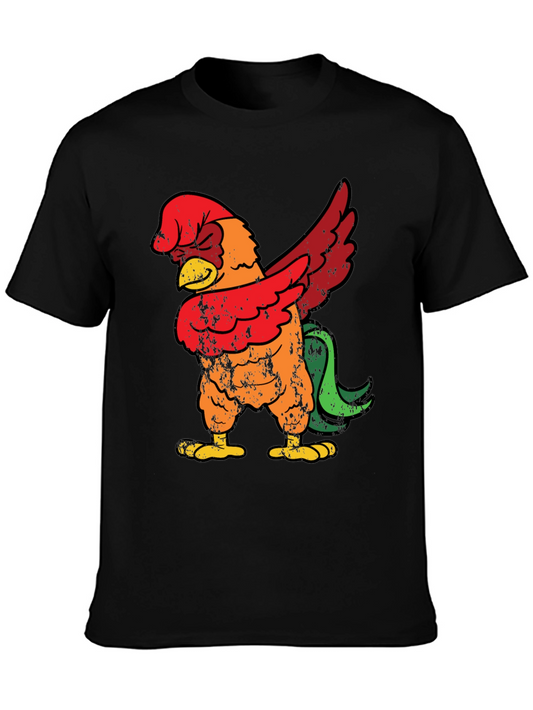 Dabbing Rooster Graphic Tee