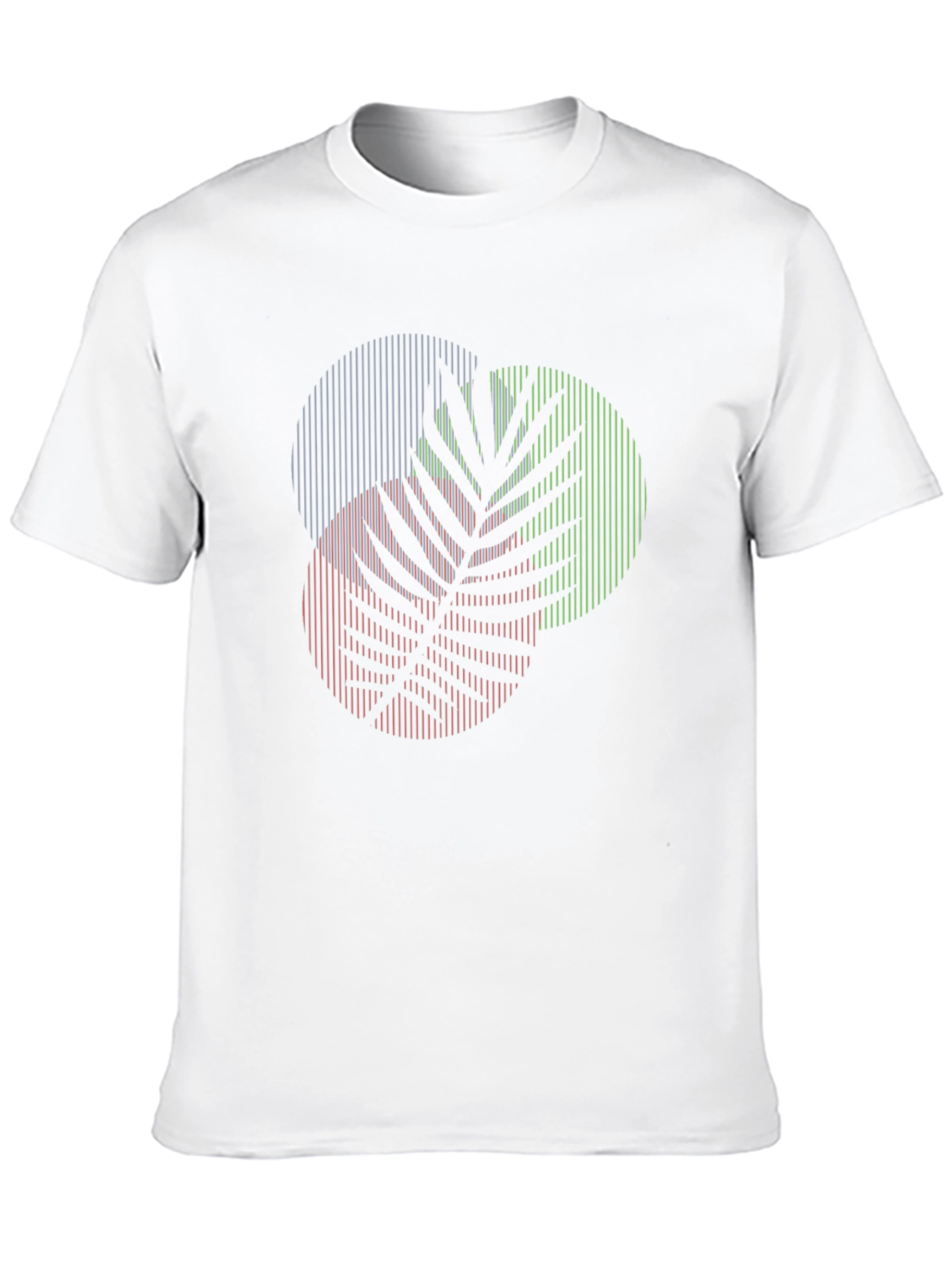 Modern Palm Leaf Graphic T-Shirt