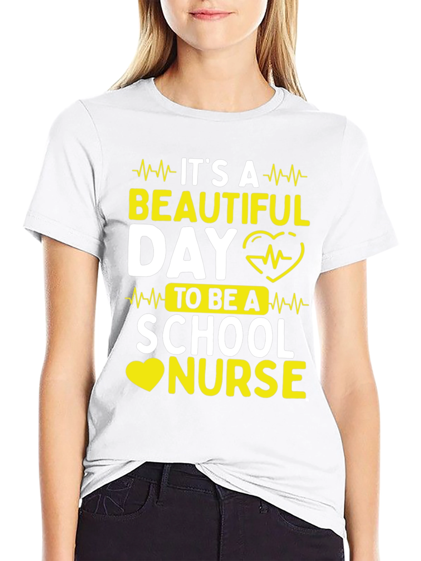 School Nurse T-Shirt - Its a Beautiful Day!