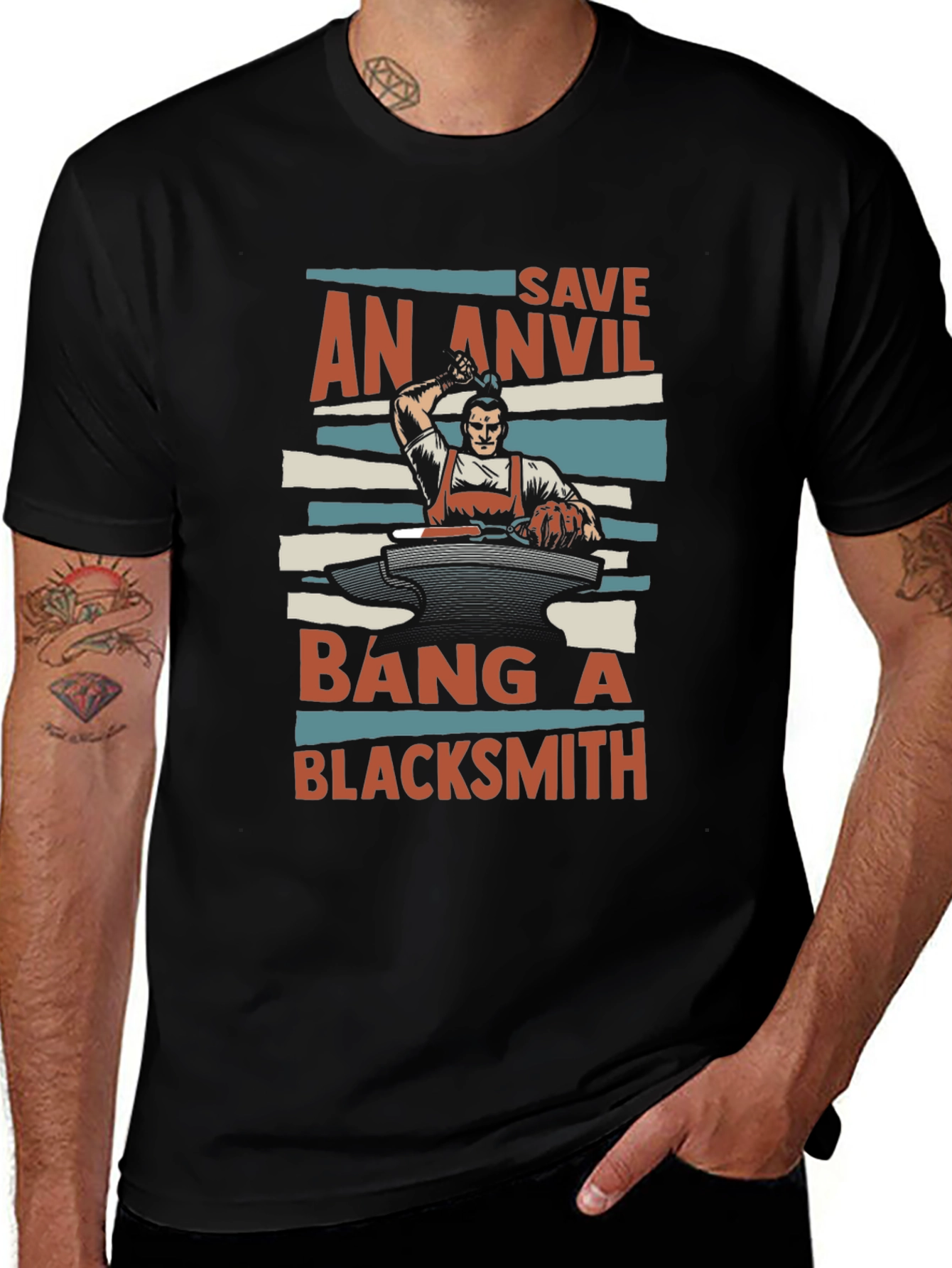 Save An Anvil Bang A Blacksmith T-Shirt