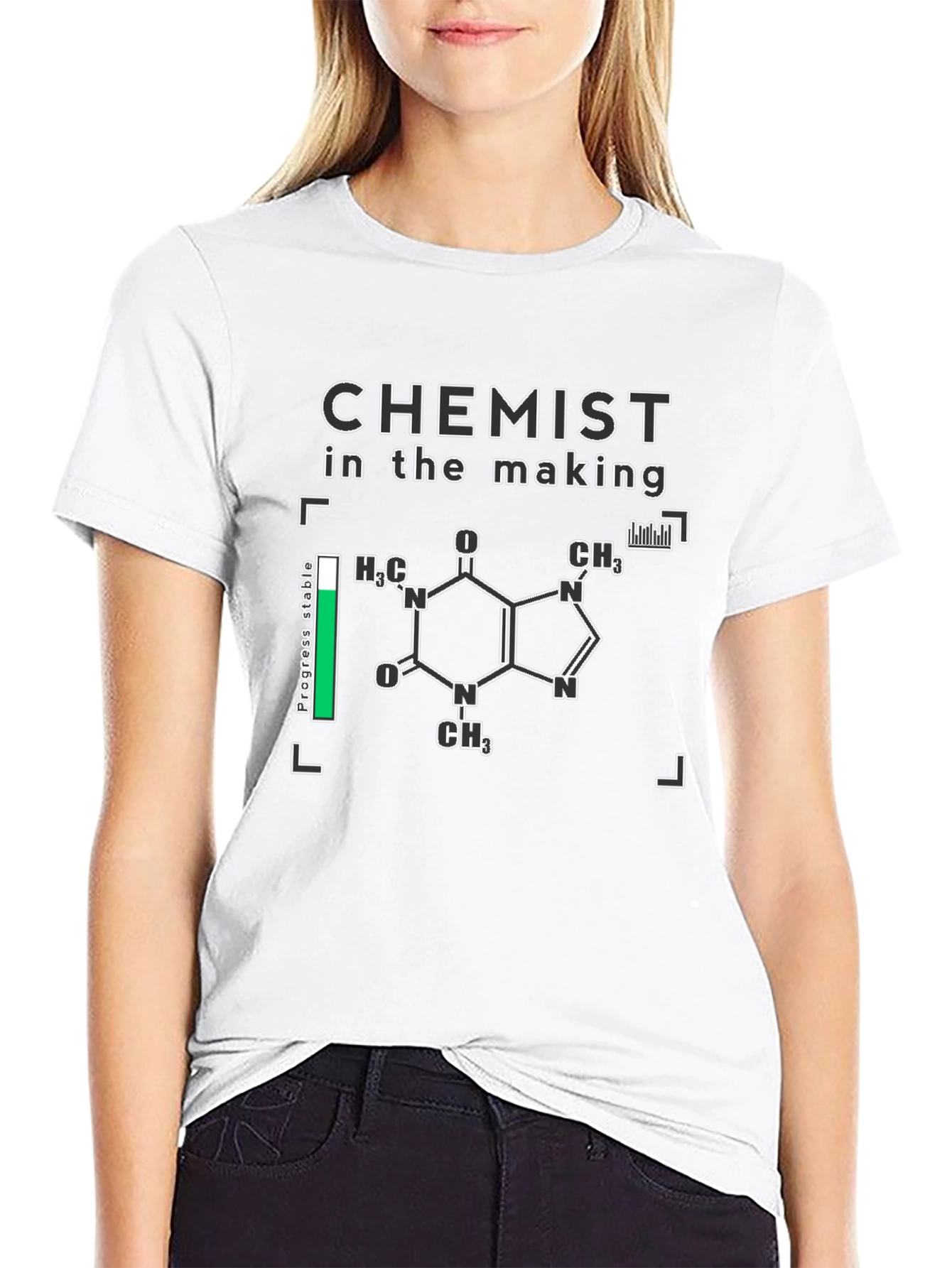 Chemist in the Making Black T-Shirt
