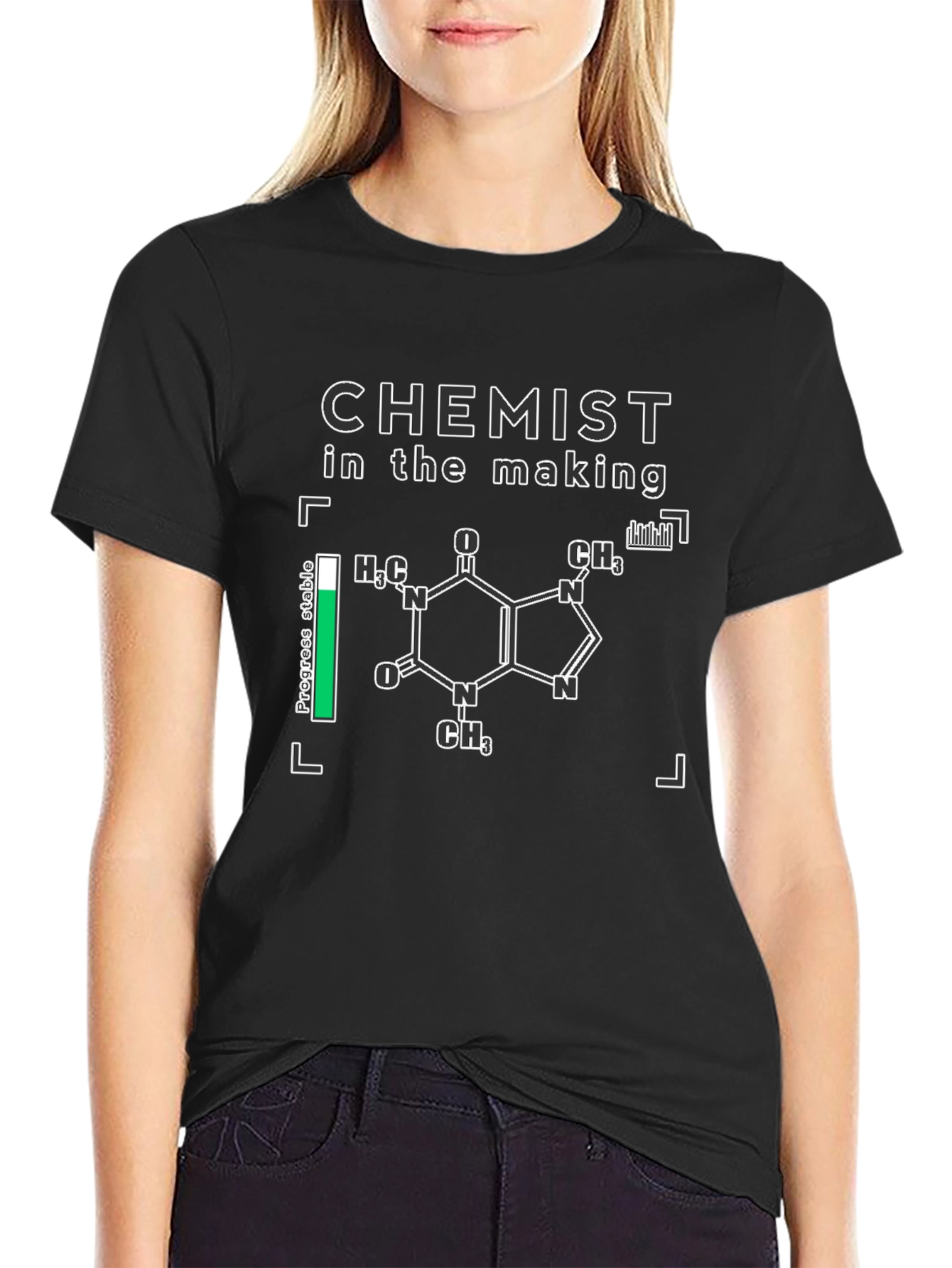 Chemist in the Making Black T-Shirt