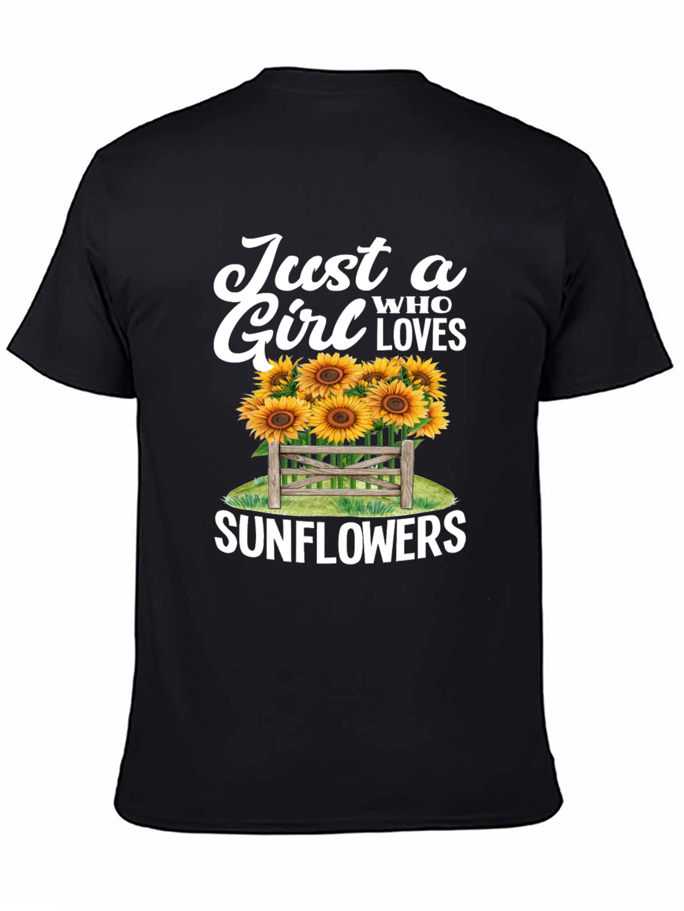 Just a Girl Who Loves Sunflowers T-Shirt