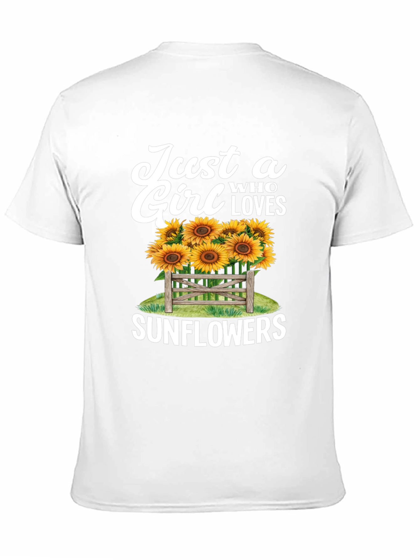 Just a Girl Who Loves Sunflowers T-Shirt