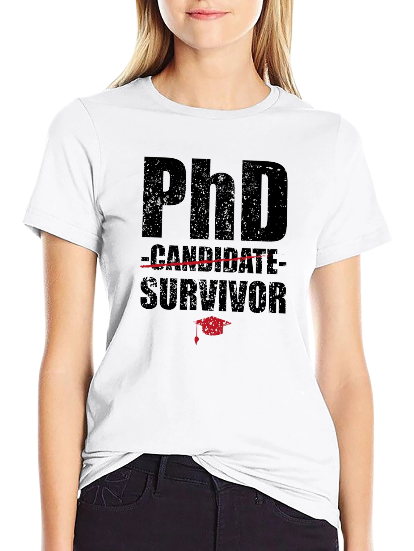 PhD Survivor Graphic Tee