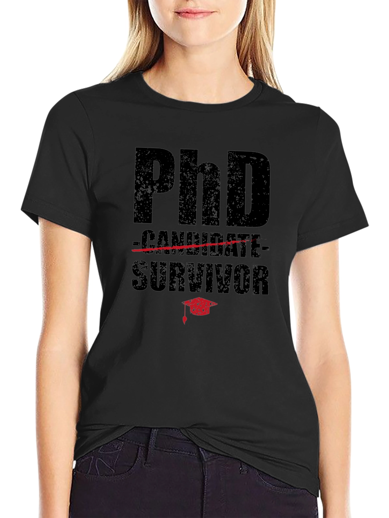 PhD Survivor Graphic Tee
