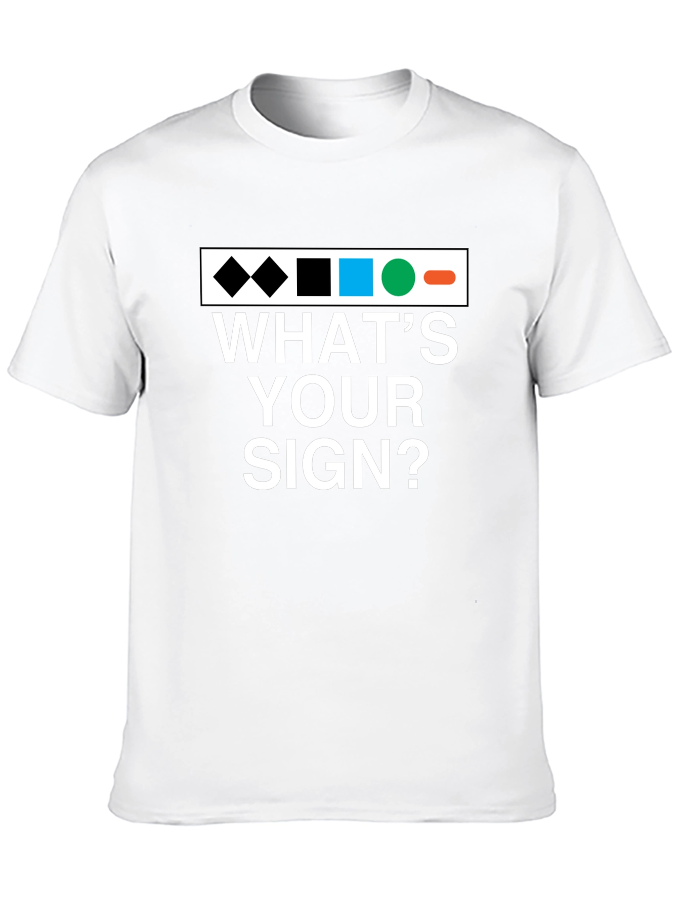 Whats Your Sign T-Shirt - Ski Trail Difficulty
