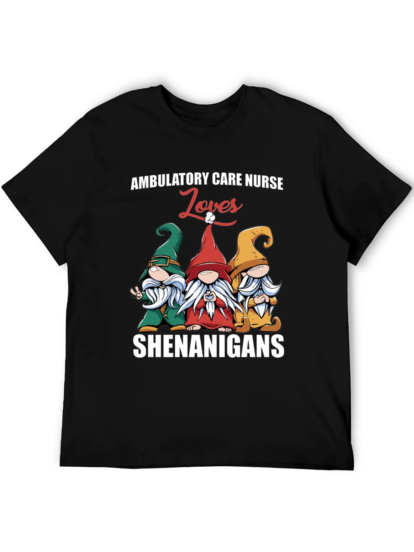 Ambulatory Care Nurse Loves Shenanigans T-Shirt