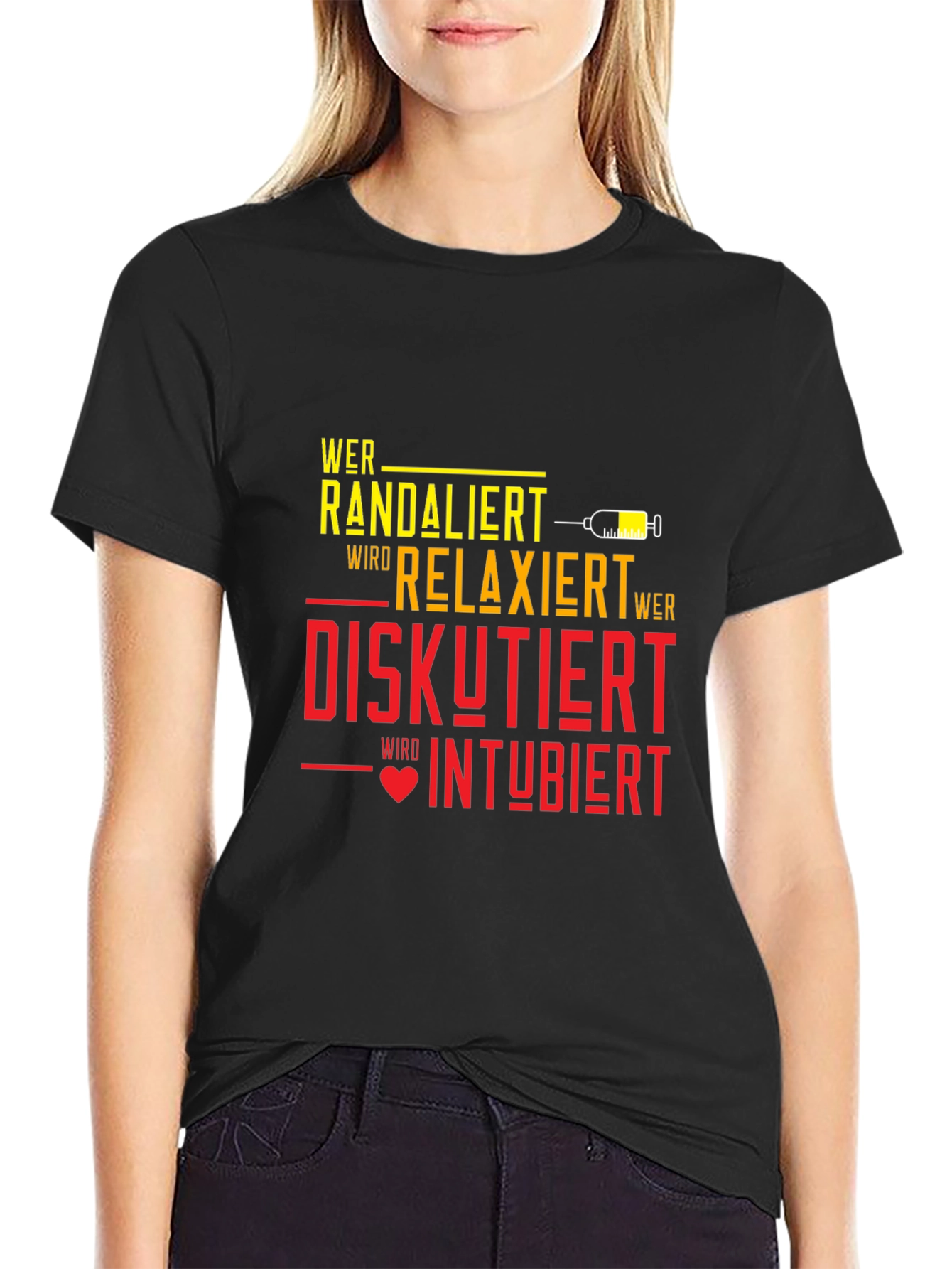Wer Randaliert Relaxiert Graphic Tee