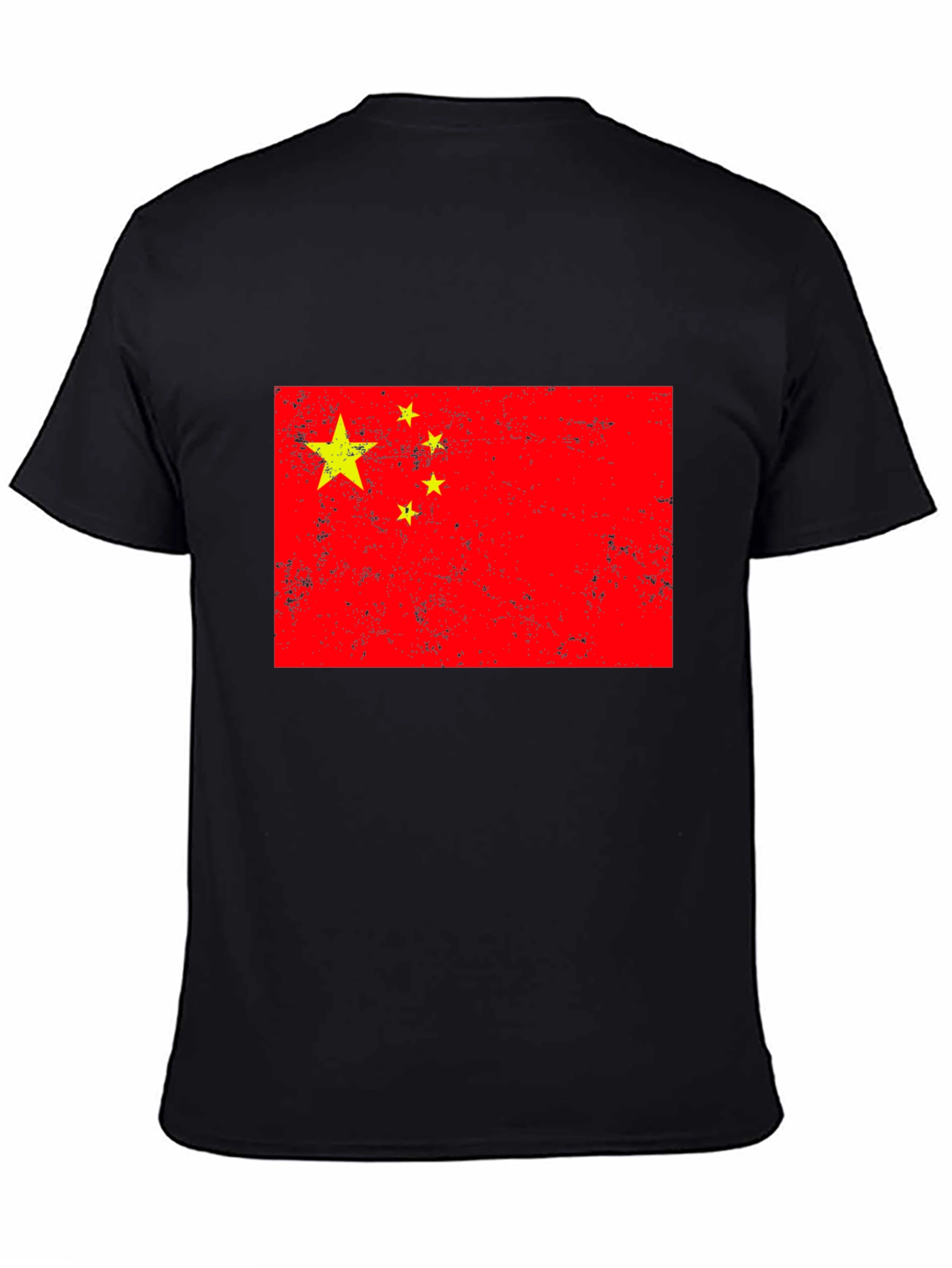 China Flag Grunge T-Shirt Patriotic Style