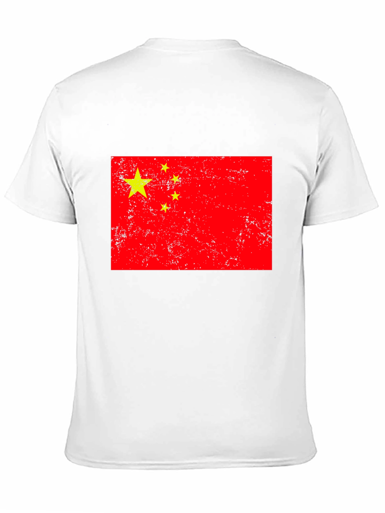 China Flag Grunge T-Shirt Patriotic Style