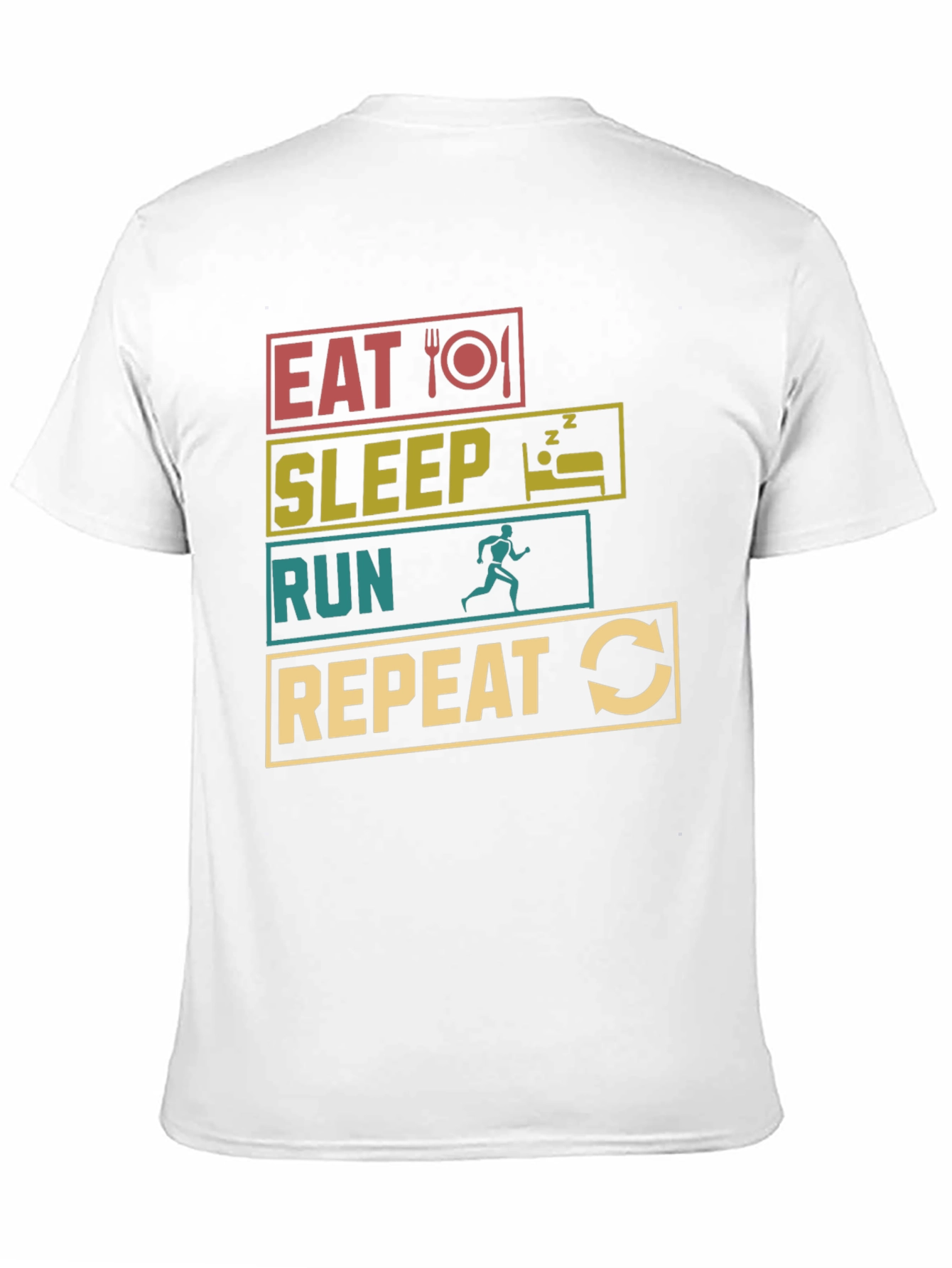 Eat Sleep Run Repeat Graphic Tee