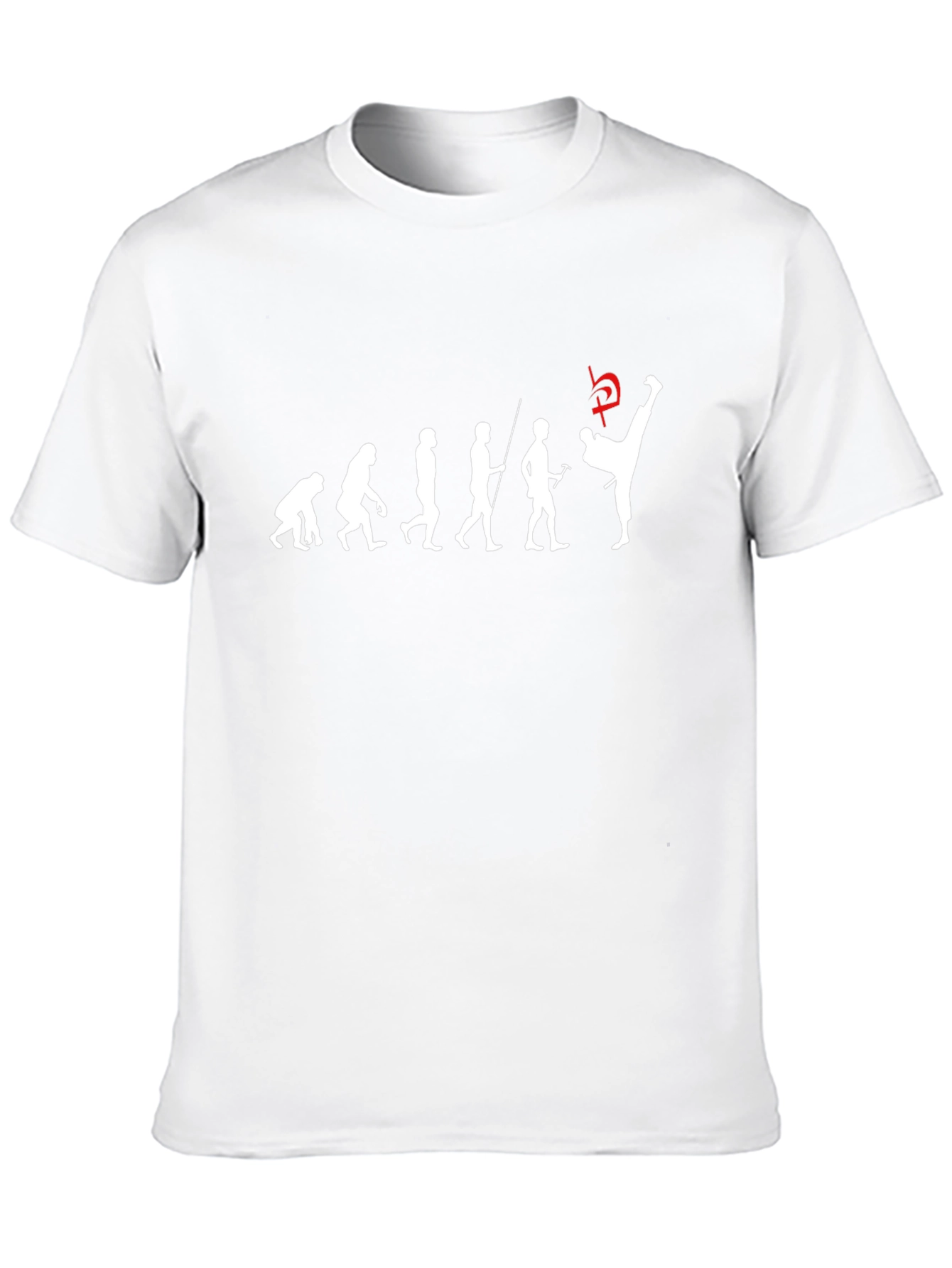 Evolution of Kick T-Shirt - Black Martial Arts Tee