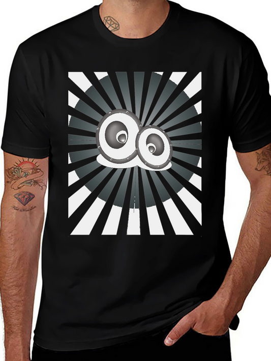 Abstract Graphic Print Tee