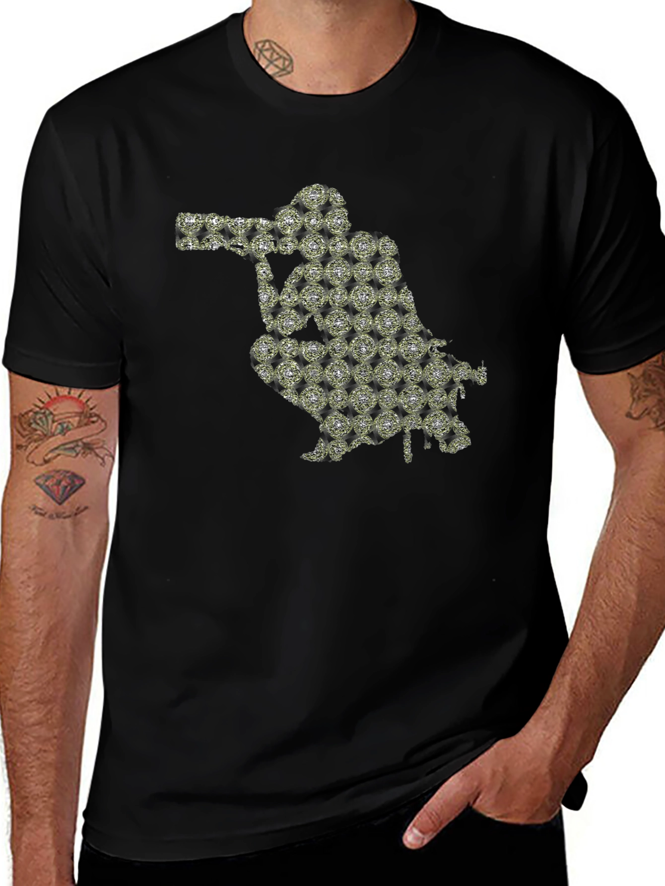Diamond Smoker Graphic Tee - Unique Design