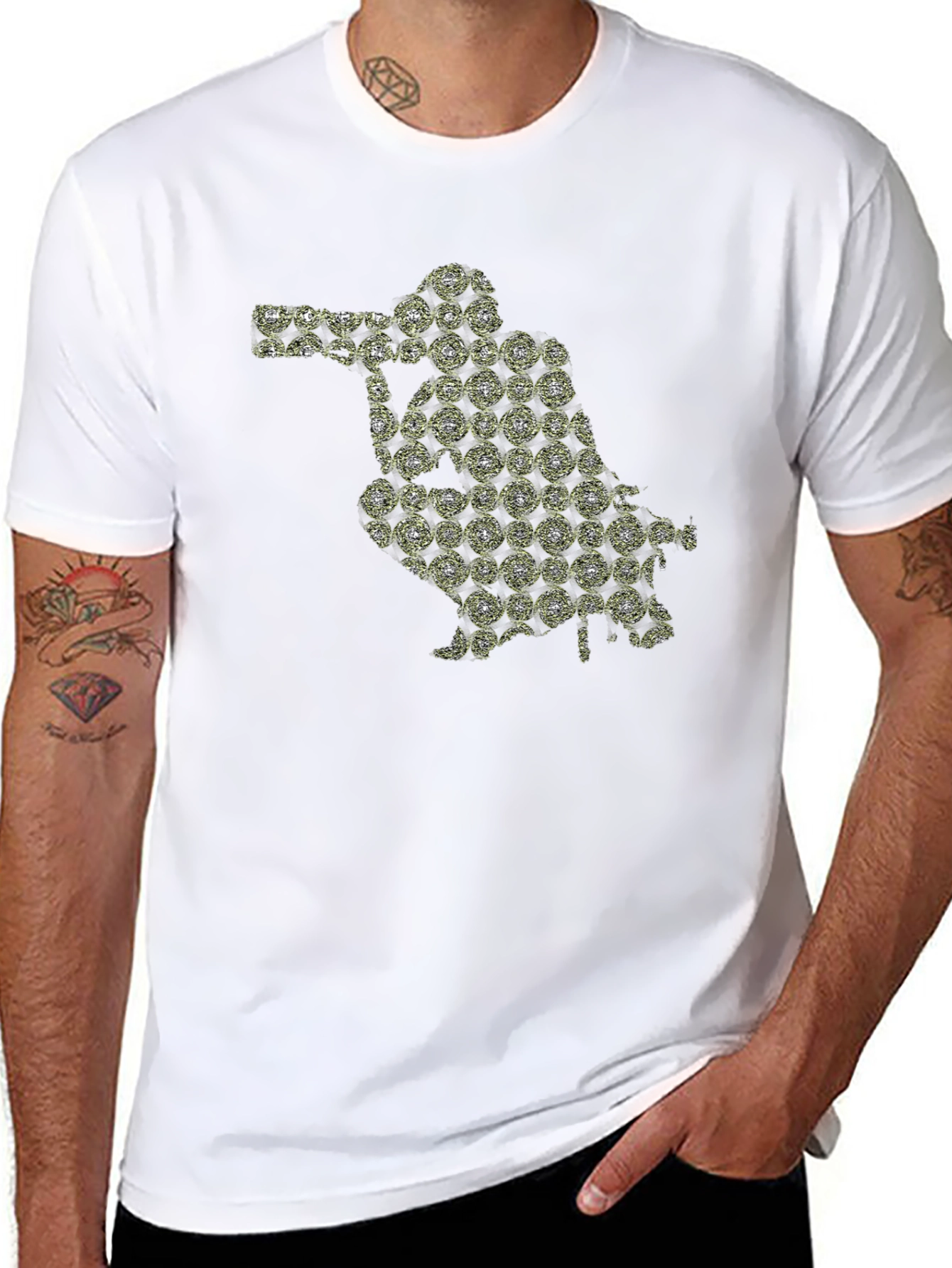 Diamond Smoker Graphic Tee - Unique Design