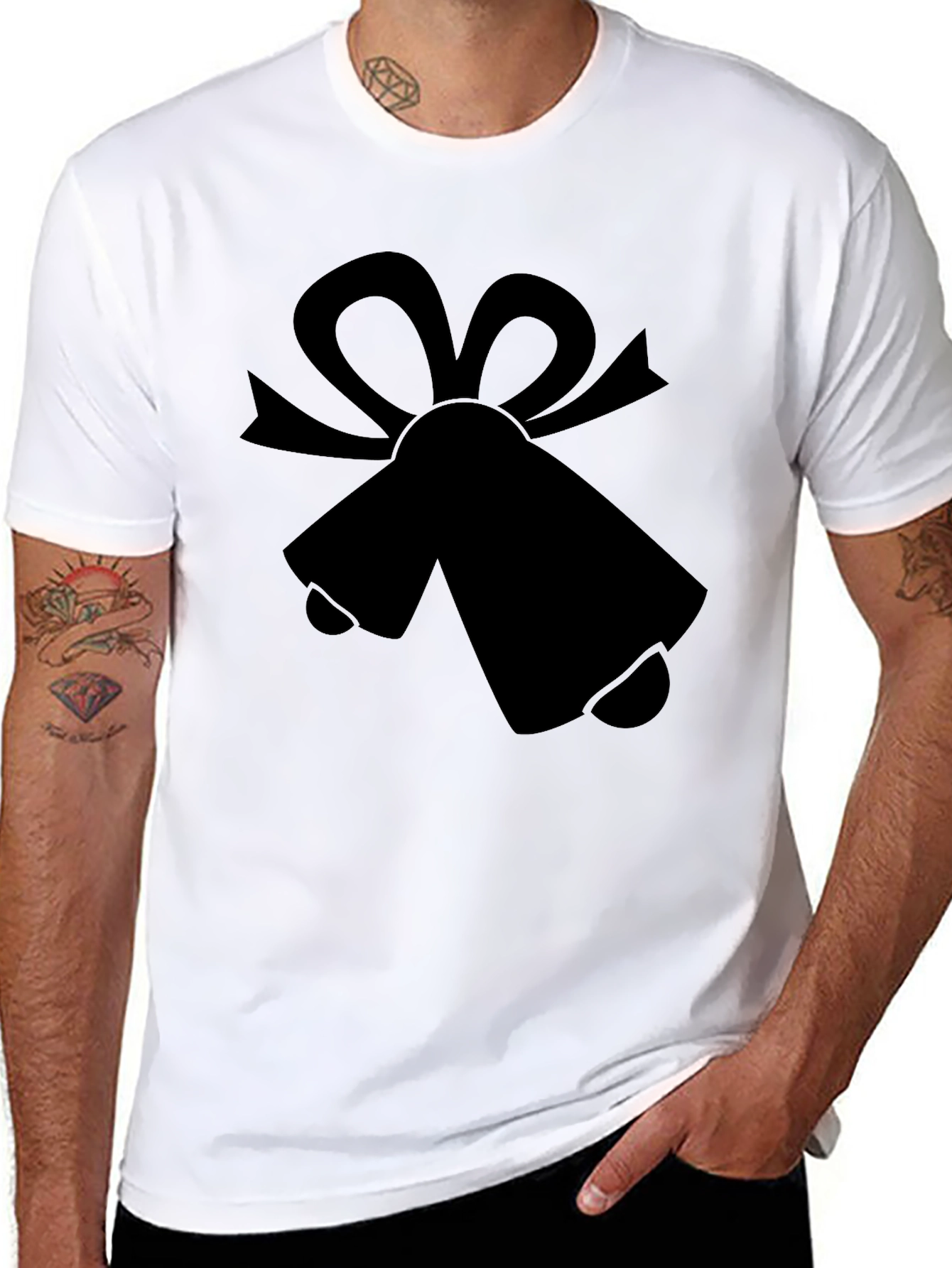 Holiday Bells Graphic Tee - Soft Cotton Unisex Fit