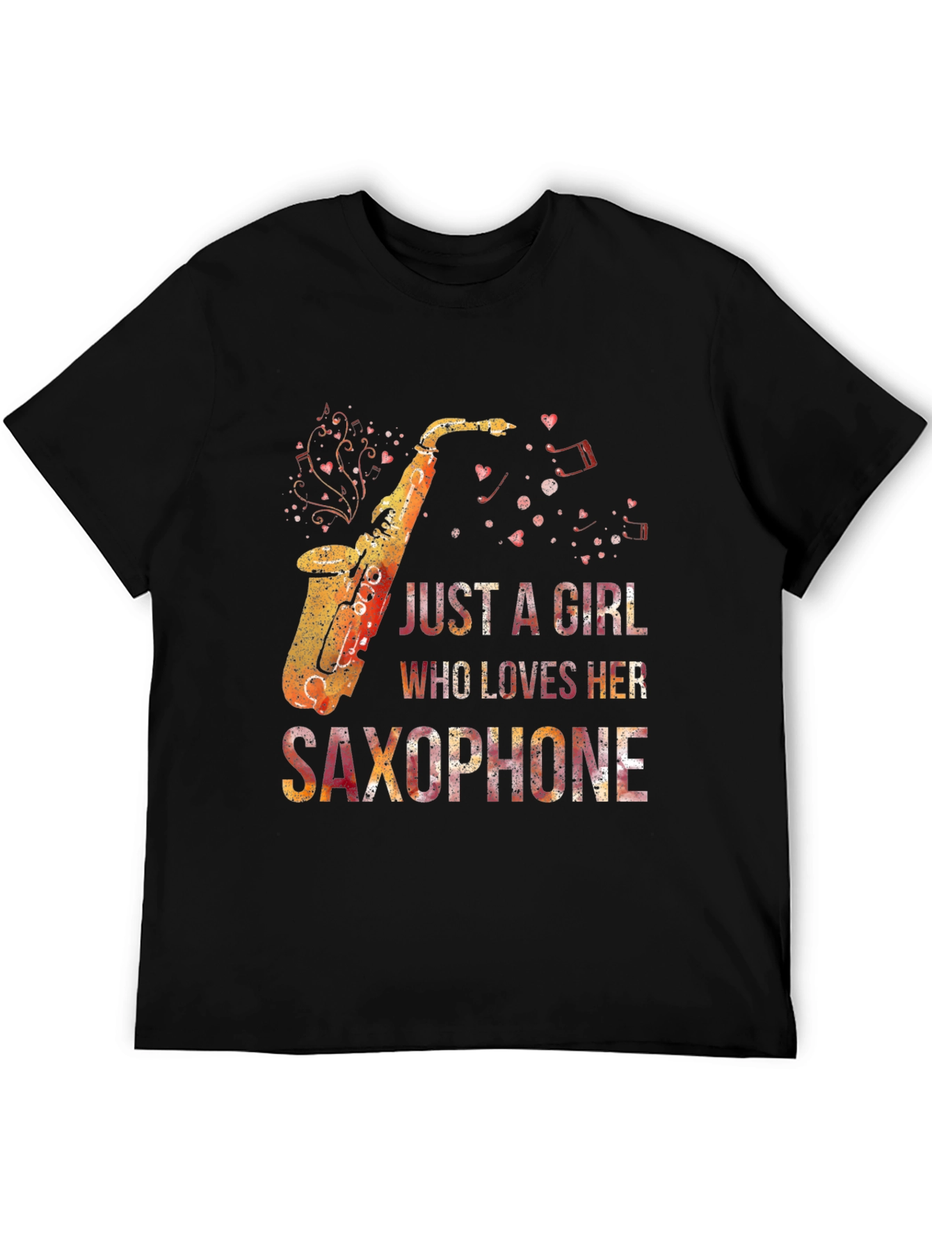 Just a Girl Who Loves Saxophone T-Shirt