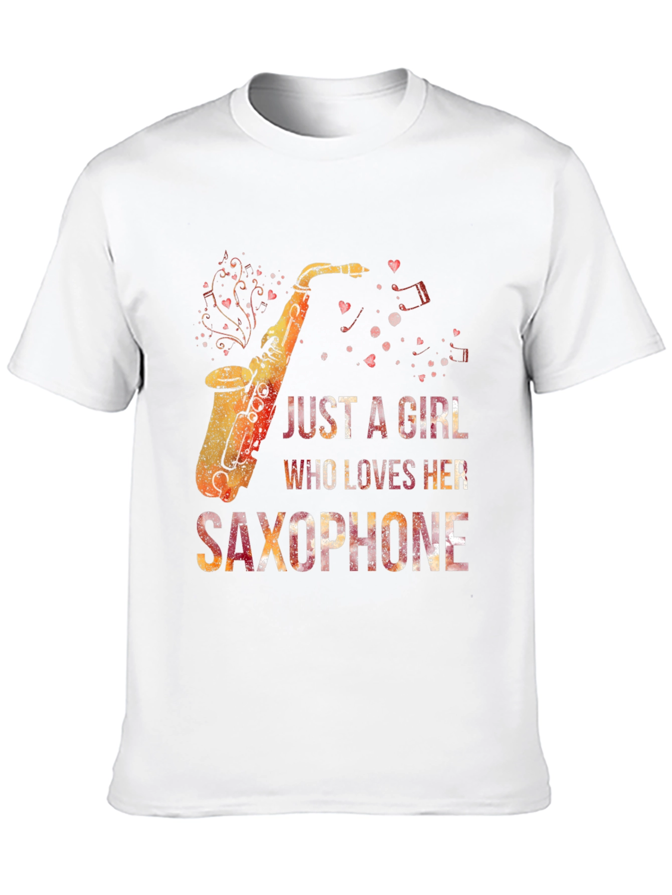 Just a Girl Who Loves Saxophone T-Shirt