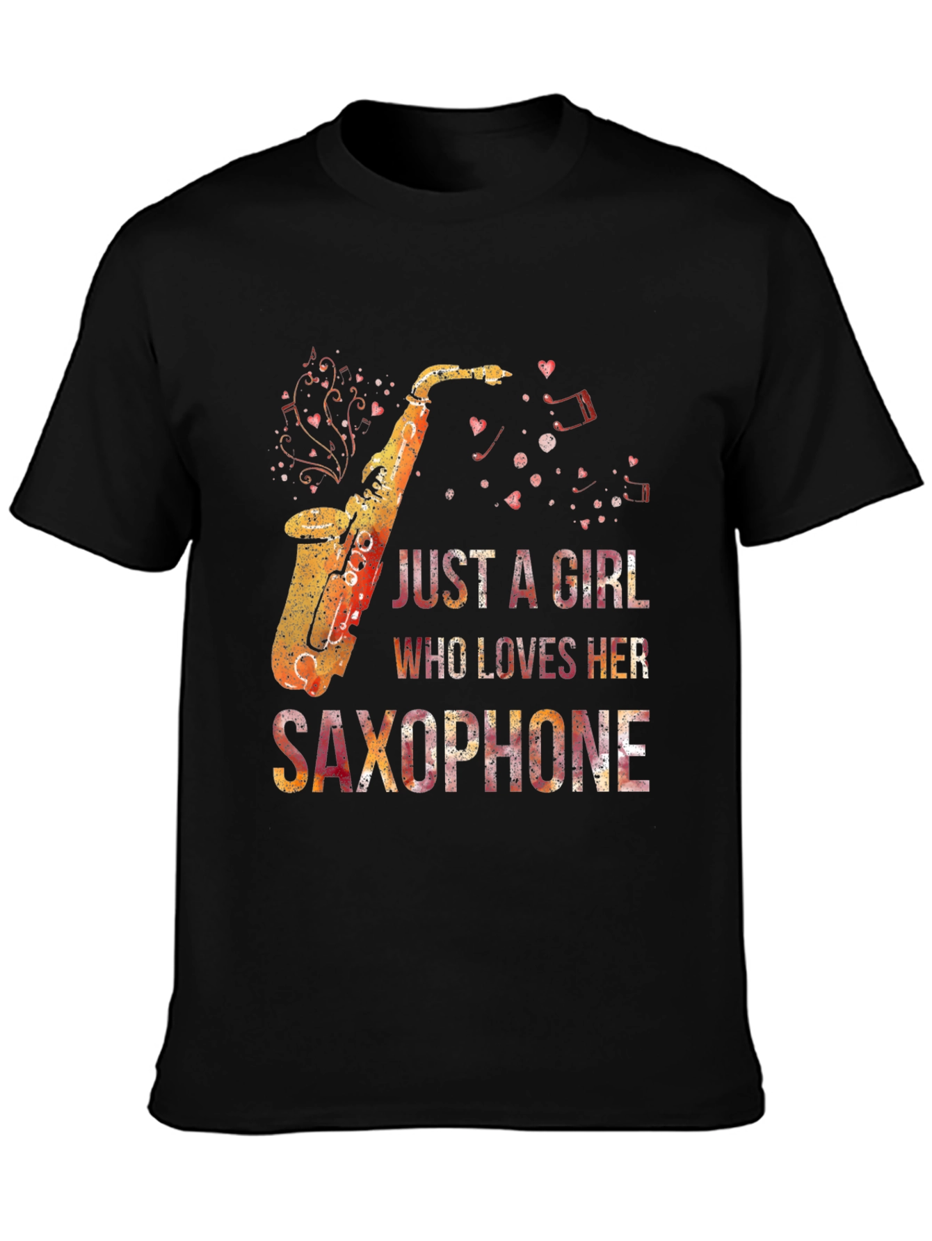 Just a Girl Who Loves Saxophone T-Shirt