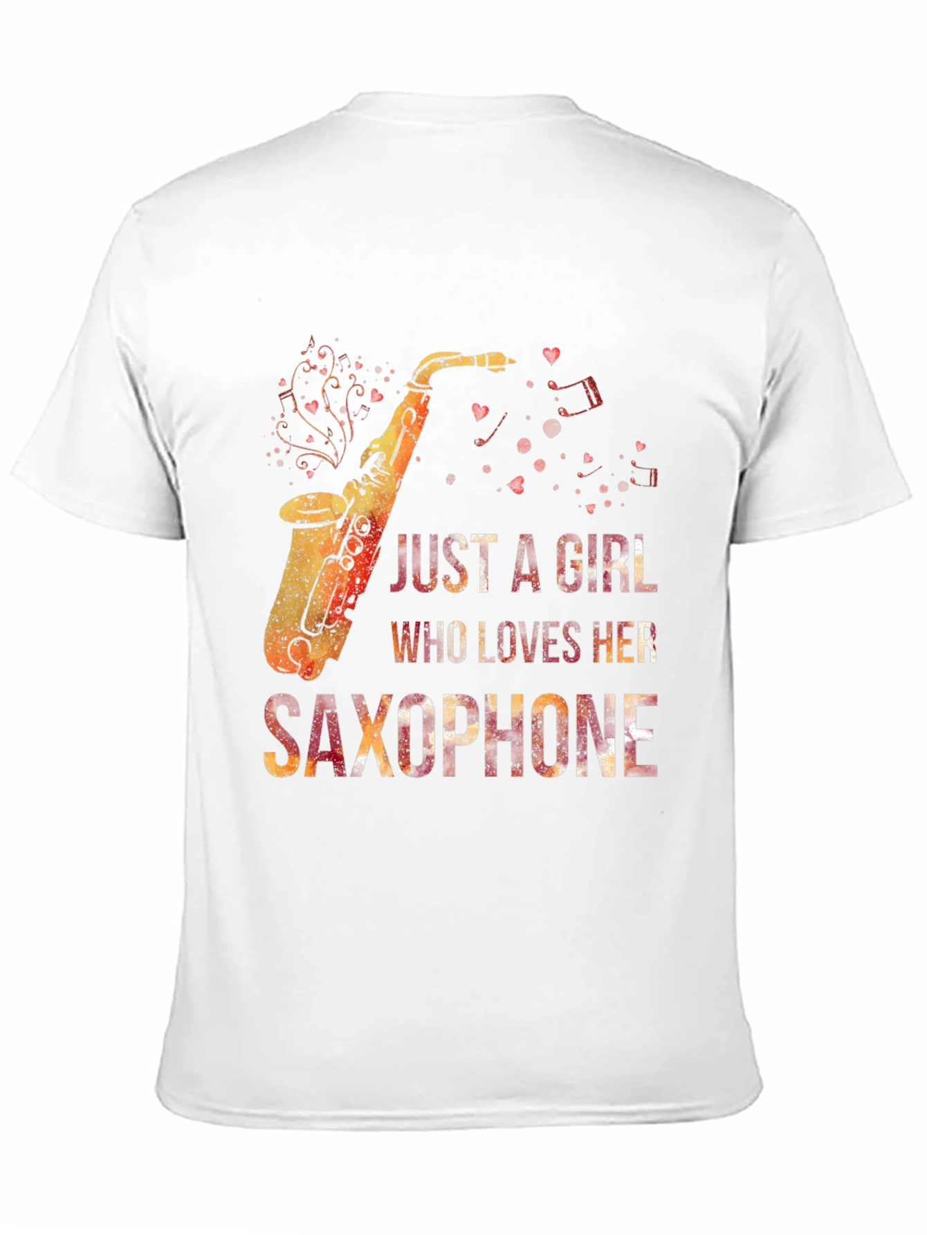 Just a Girl Who Loves Saxophone T-Shirt