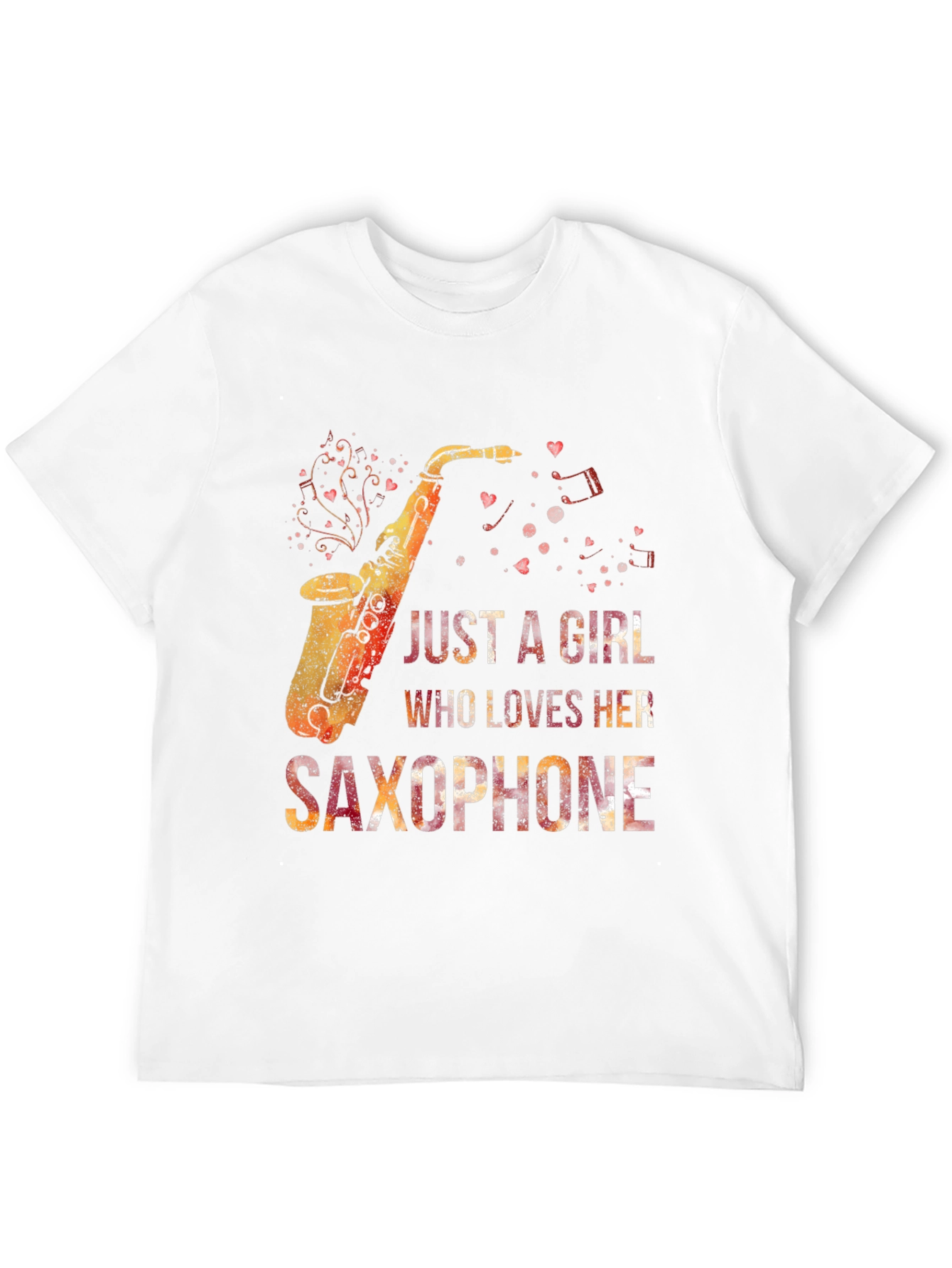 Just a Girl Who Loves Saxophone T-Shirt