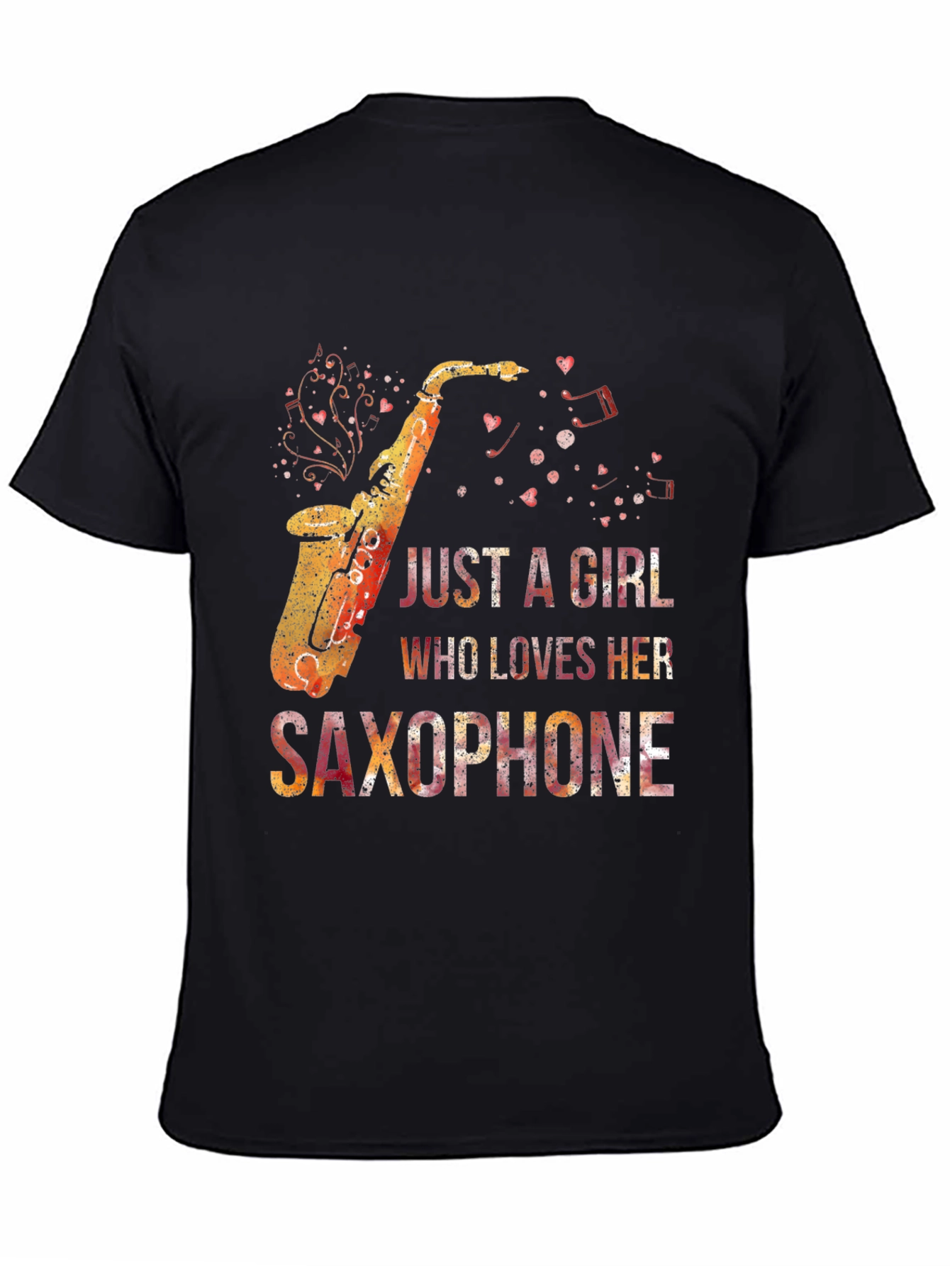 Just a Girl Who Loves Saxophone T-Shirt