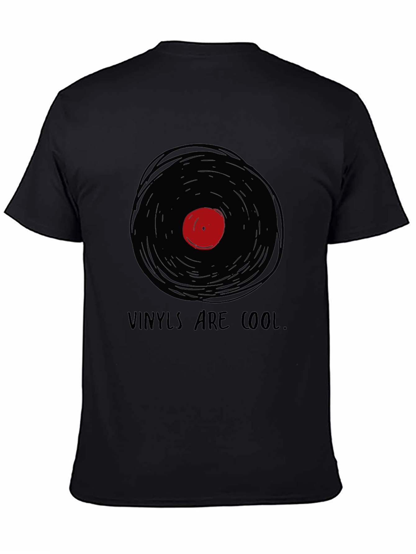 Vinyls Are Cool Graphic Tee - Music Lovers T-Shirt