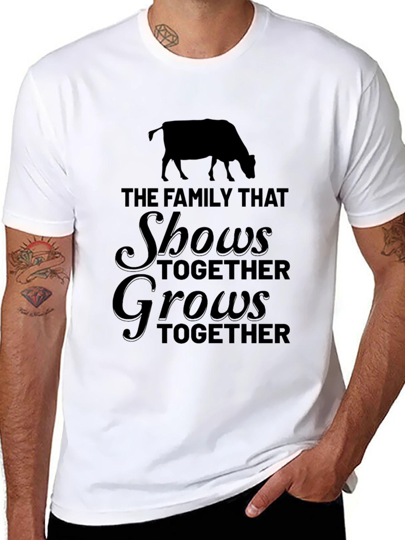 Family That Shows Together Grows Together T-Shirt