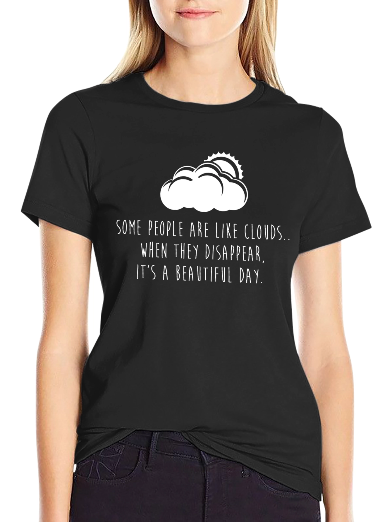 Cloud Disappear T-Shirt - Funny Sarcastic Tee